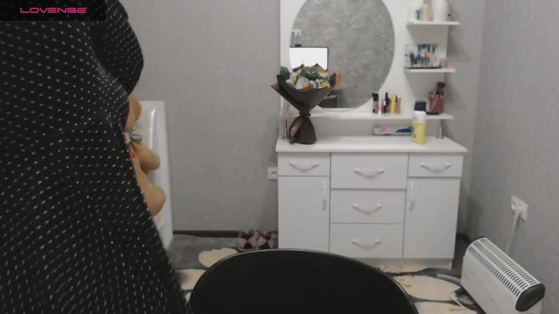 Big Ass Russian Milf Caresses Her Pussy - camgirl - live cam - moaning - solo tease - russian - big natural tits - big tits - big ass - european - female masturbation