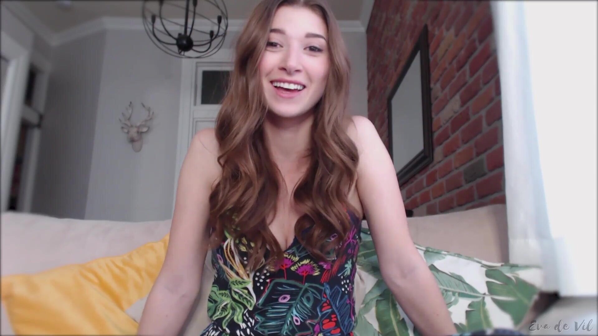 Eva De Vil Cum Fiend For Cleavage Cei (Cei) - solo - amateur - softcore