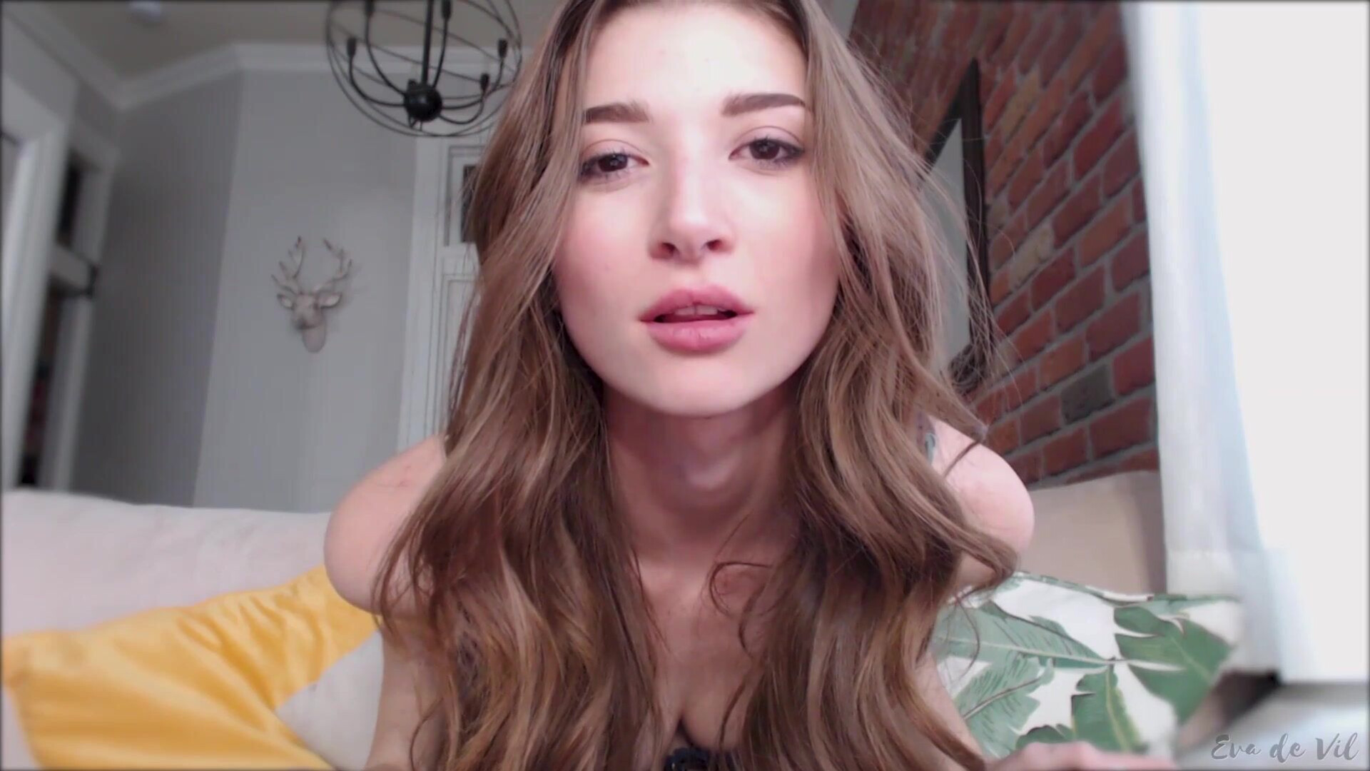 Eva De Vil Cum Fiend For Cleavage Cei (Cei) - solo - amateur - softcore