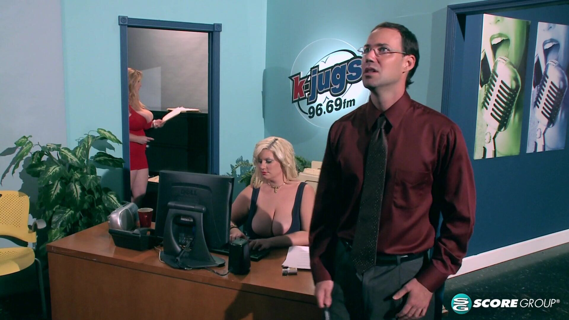 K Jugs Scene 5 - blonde - babe - threesome - busty - fat ass - big ass