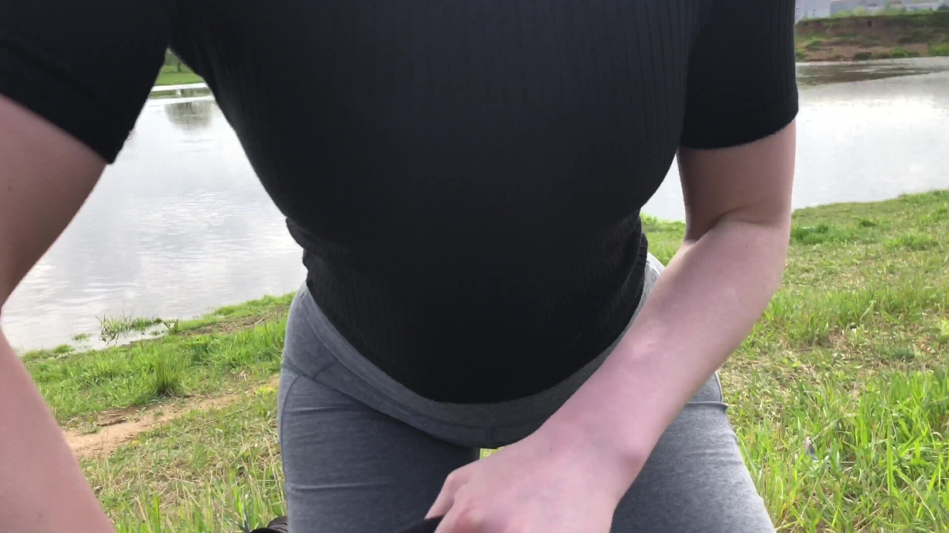Leokleo Passionate Blowjob On The Beach Near The River Public Place - blowjob - pov - amateur
