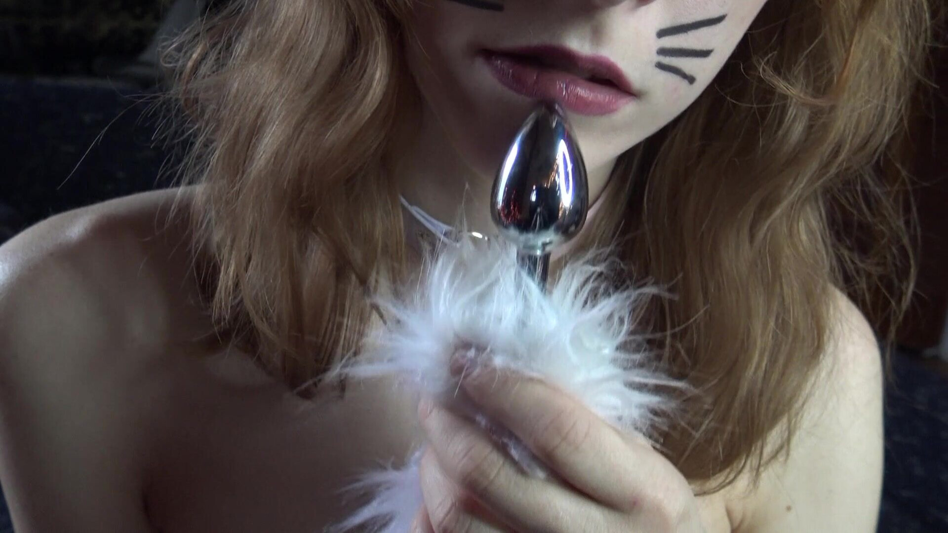 Lil Purrmaid Kitten Plays With Toys For Daddy - masturbation - big tits