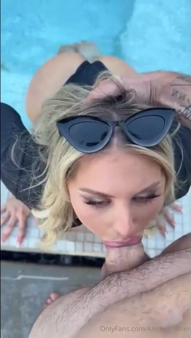 Poolside Facial Scene - big ass - big tits - blowjob - sex - fuck