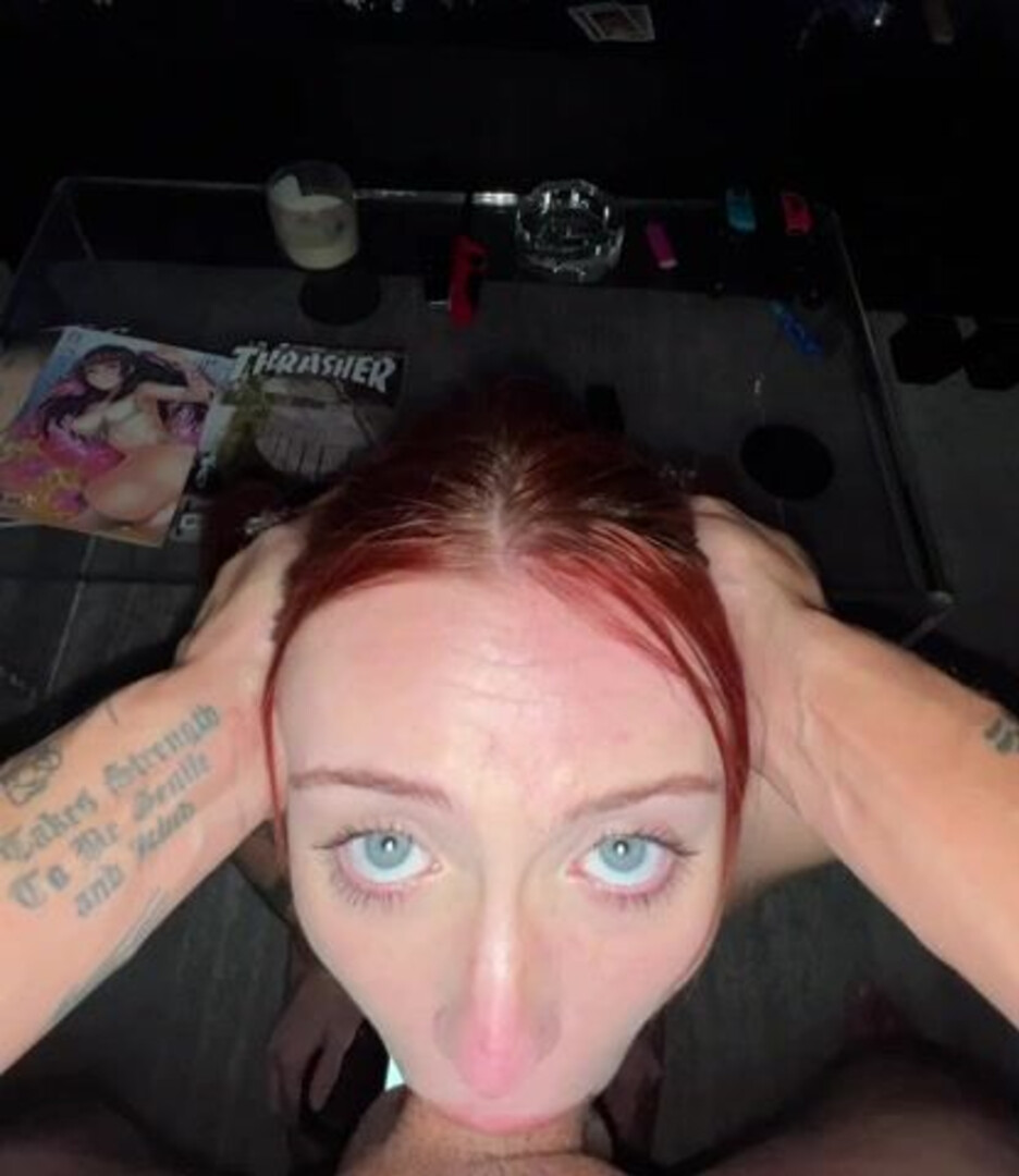 Pov cocksucking blow - ginger - cocksucking - redhead