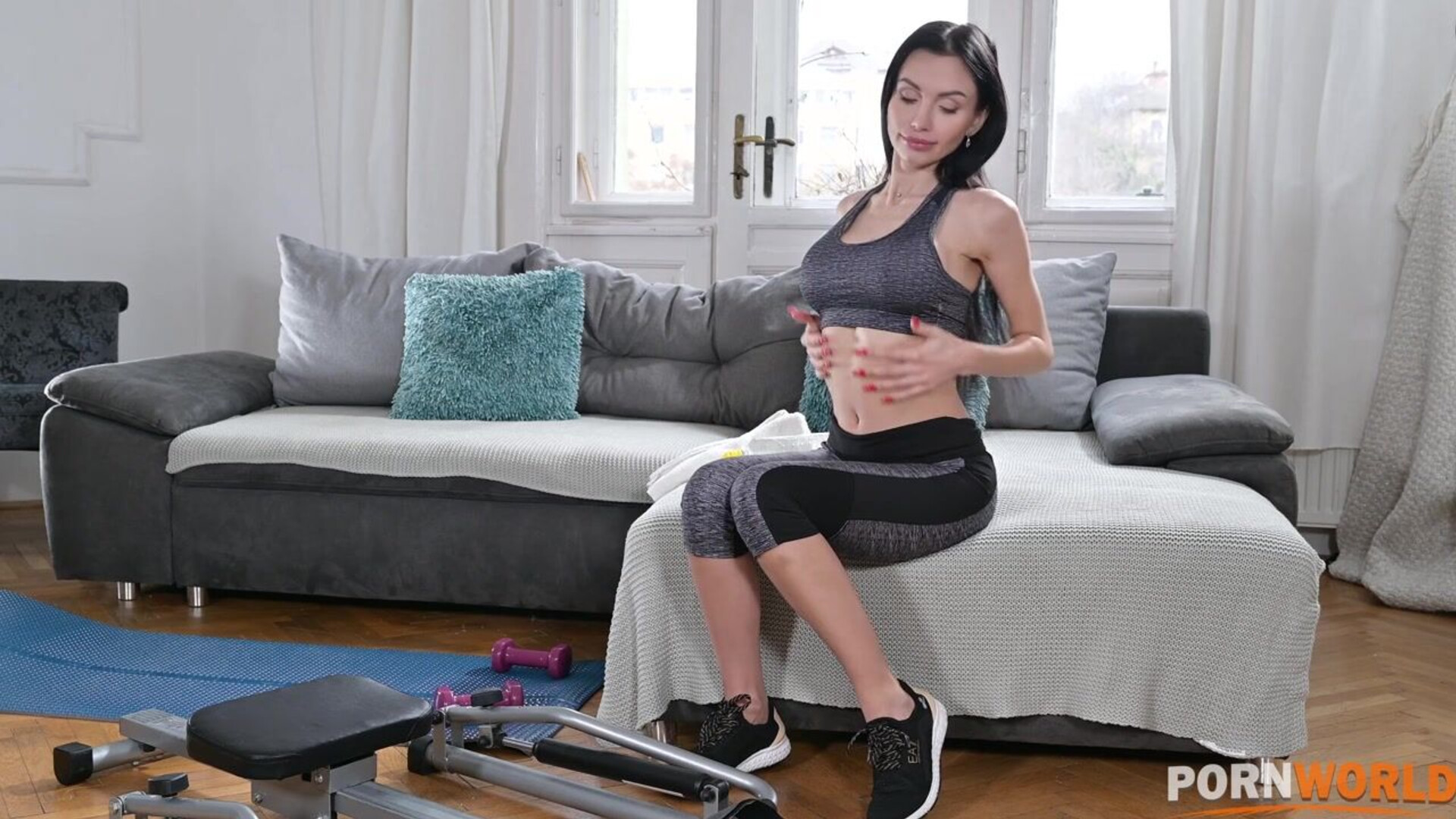 Sasha Rose Horny Fitness Chick Sasha Rose Gets Her Pussy And Ass Nailed By Hung - milf - blowjob - big ass