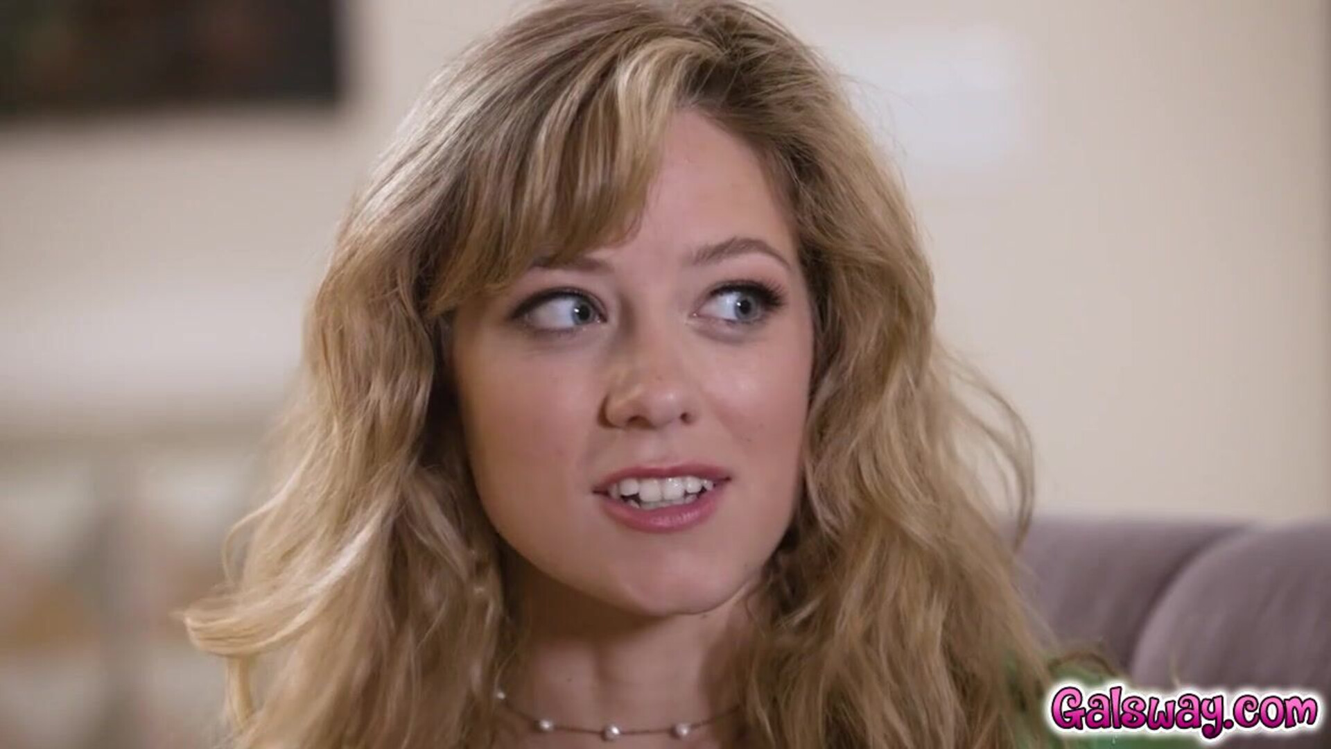 Stepmom Kenzie wants the best for River - girlsway - blonde - big tits - natural tits - fingering - milf - hairy - facesitting - lesbian - lingerie