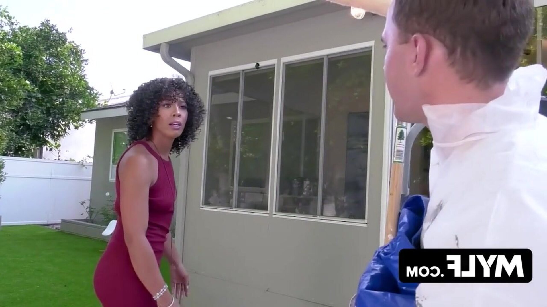 The ebony MILF, Misty Stone, vigorously rides the massive white phallus, delighting i - blowjob - cumshot - hardcore - facial - milf - big tits - big ass - african - american - black
