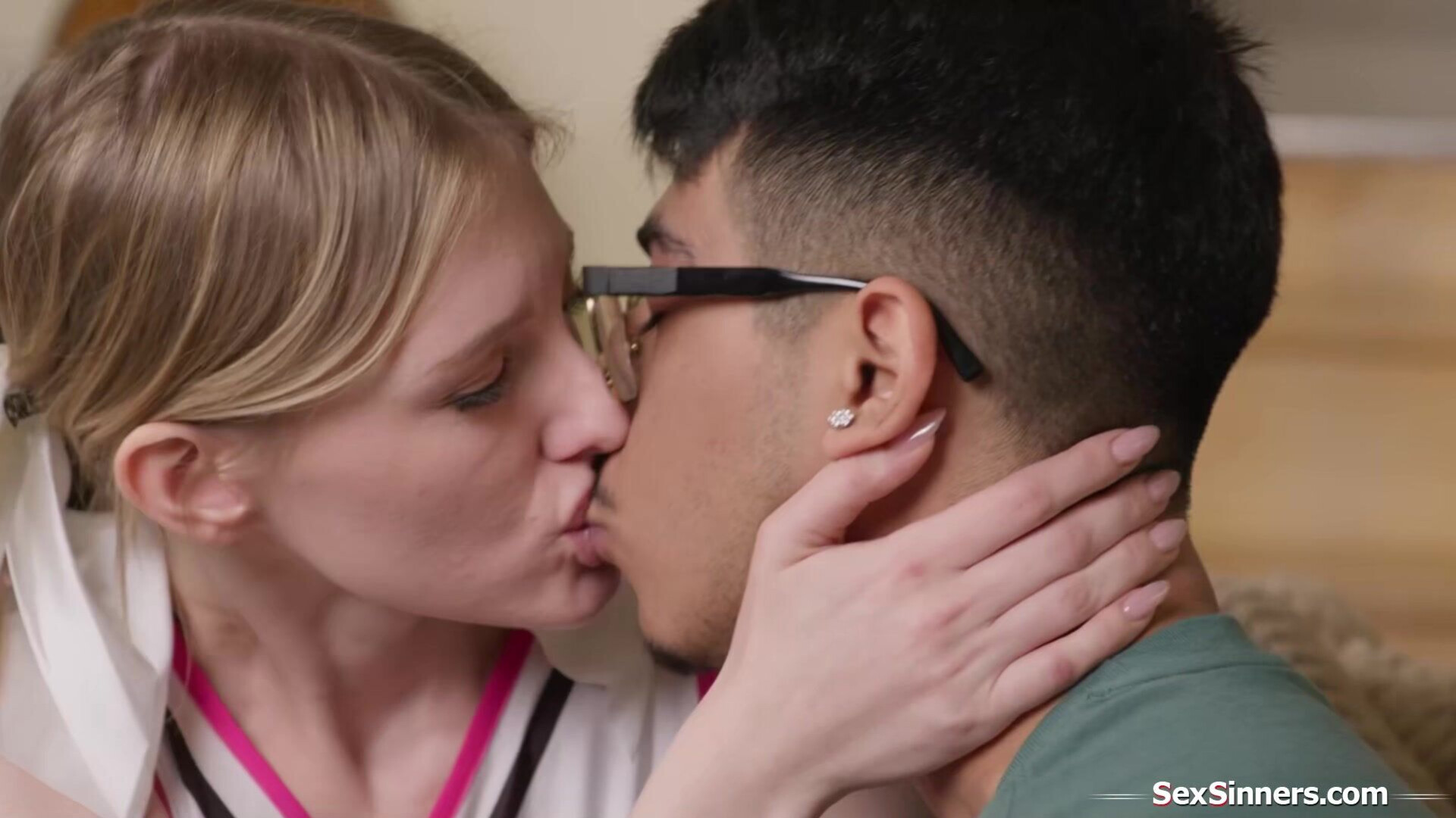 Virgin cheerleader fucks her shy friend - first time - teen - virgin - oral - cheerleader - petite - deepthroat - handjob - kiss - interracial