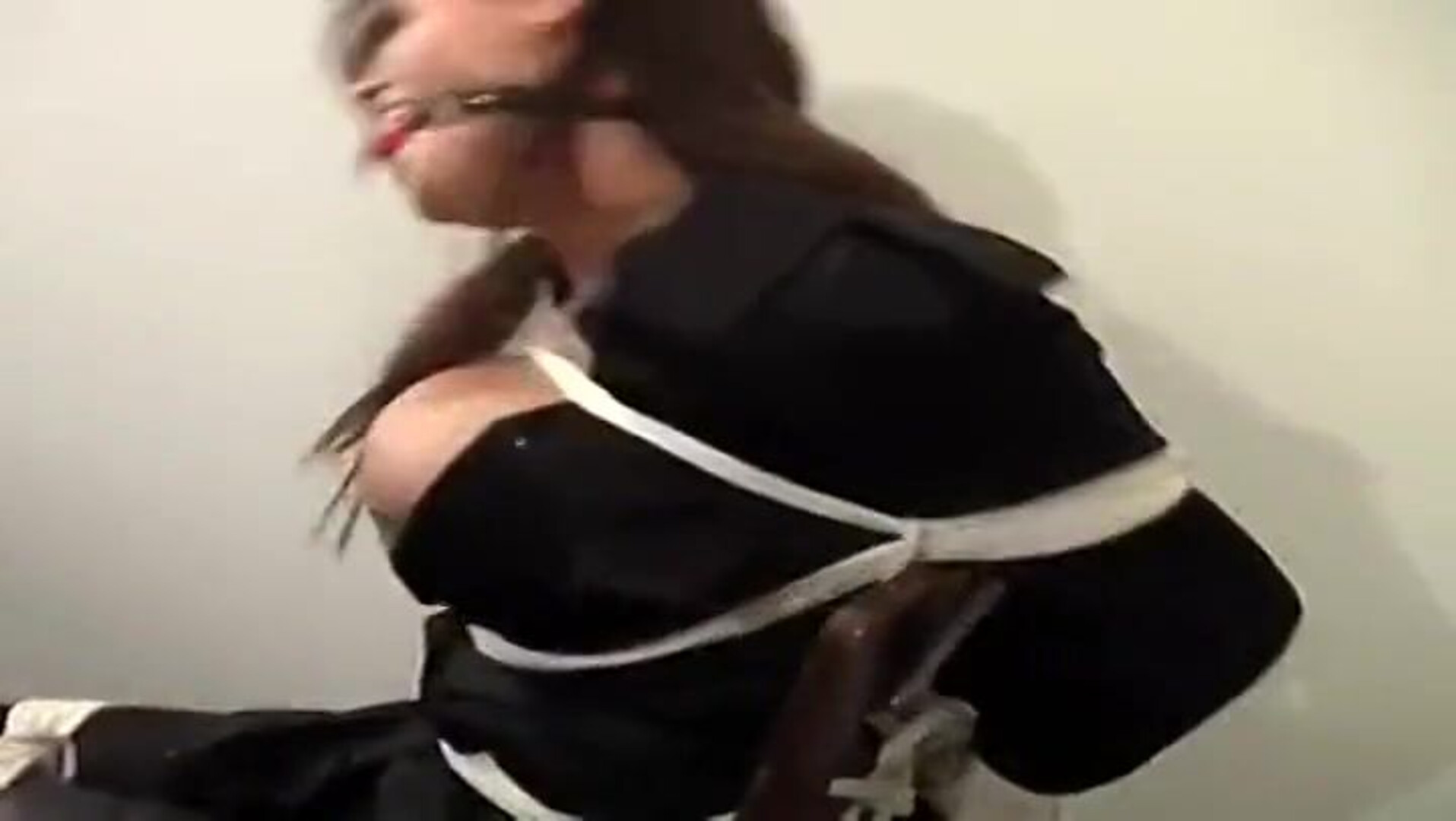 Woman on chair 7 - bondage