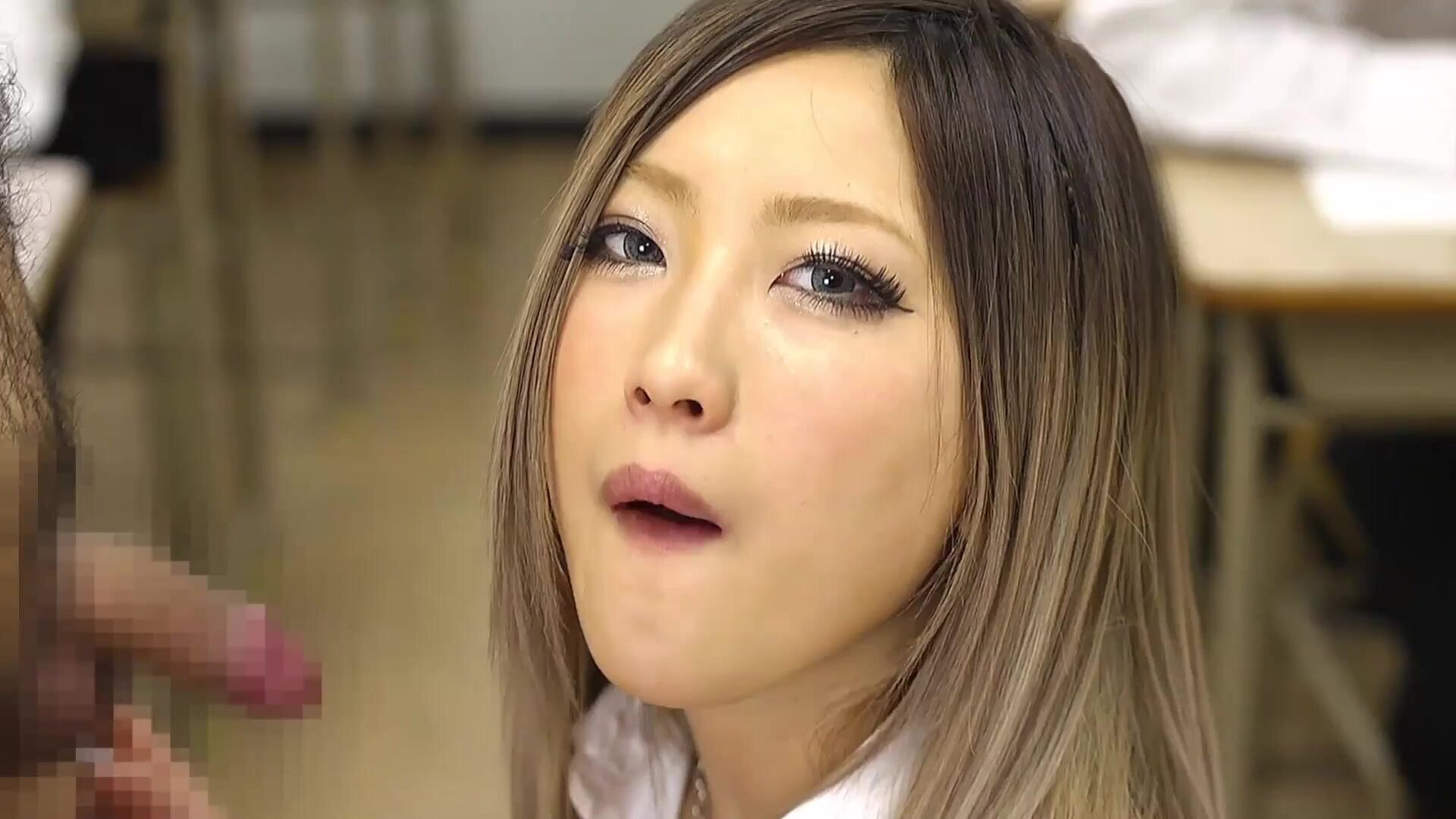 Aika KV 121 Aika blows cocks in a classroom, hospital, and bar 1080p - jav