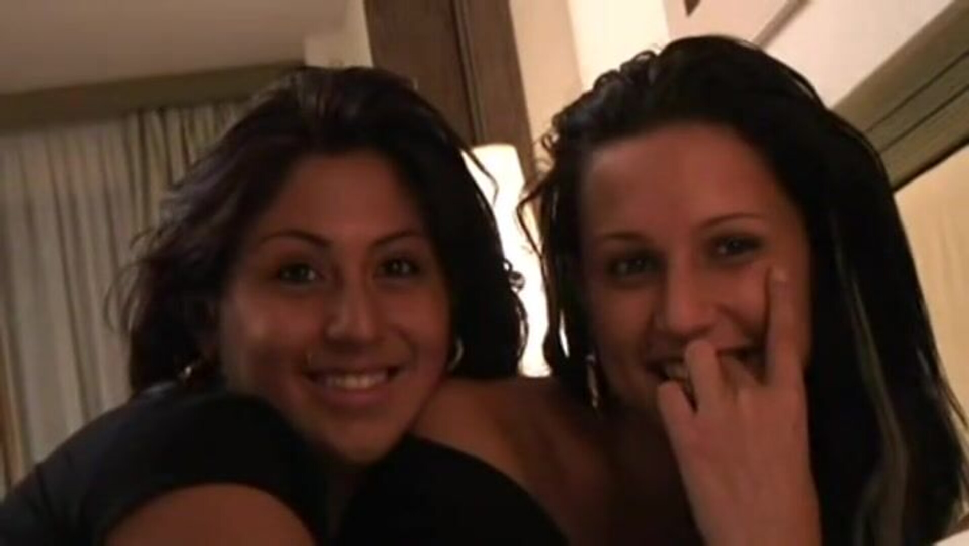 Cristina Lay, Soraya Lay The Two Sister's! - soraya lay - cristina lay - latina - brunette - big tits - threesome - cum - facial