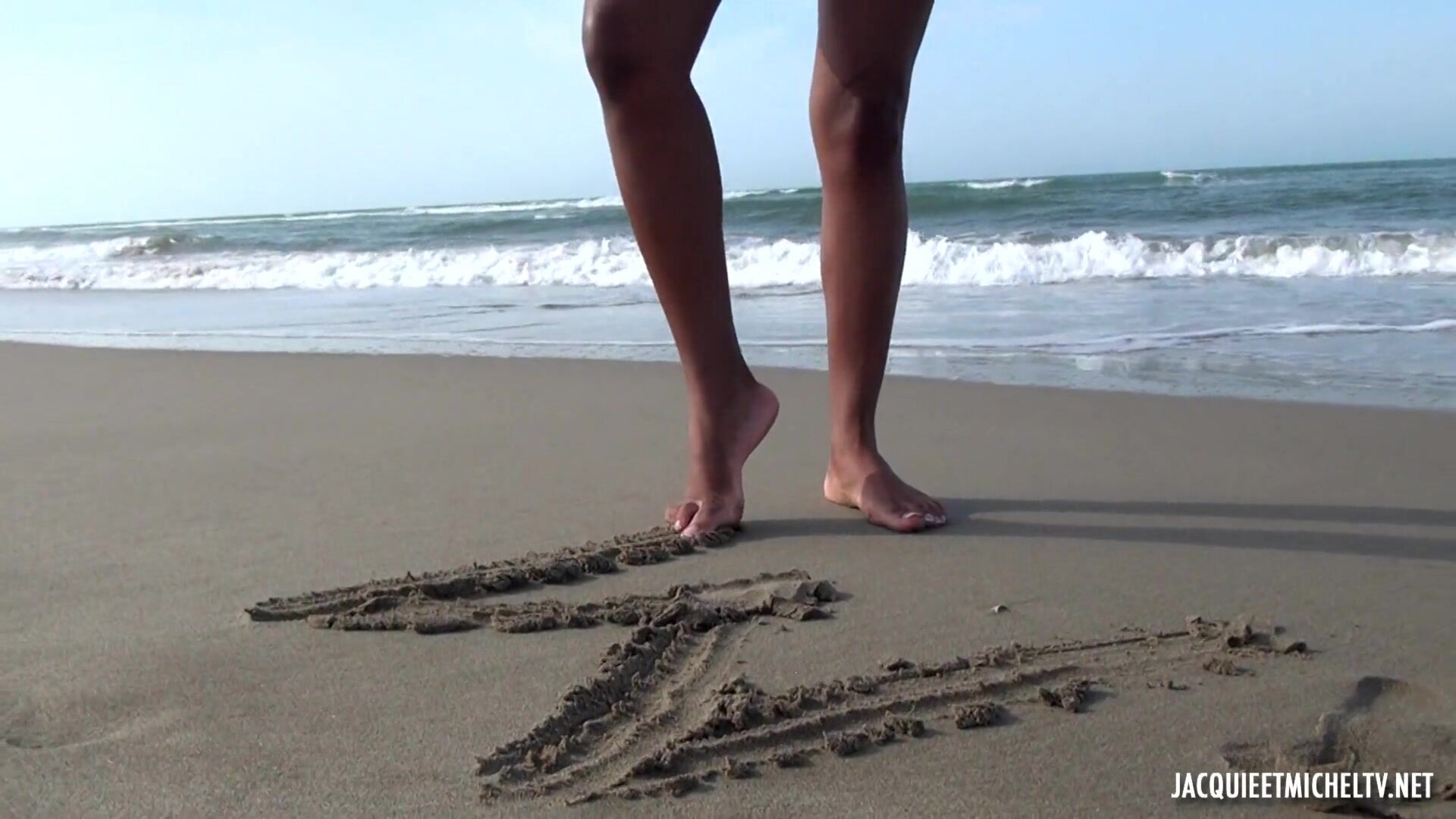Eva The black bomb on the beach - milf - blowjob - big ass