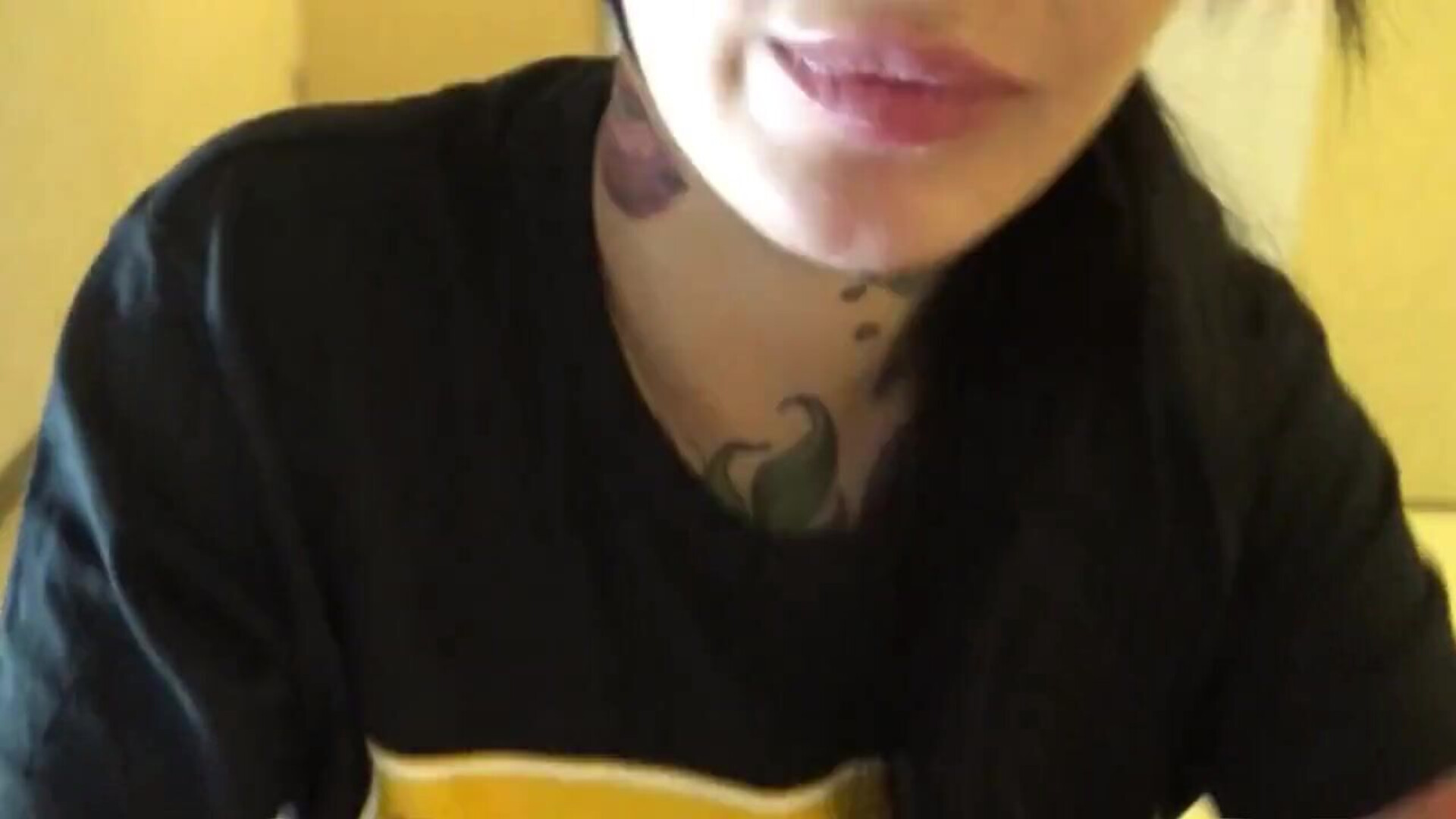 Intense intimacy with my partner's relative following the conclusion of the workday - amateur - babe - blowjob - brunette - pov - tattoo - piercing - office - taboo - sex