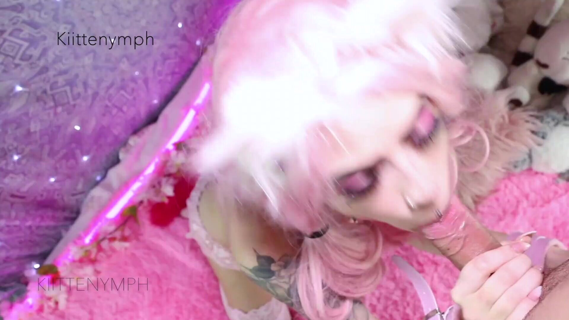 Kiittenymph 18 Year Old Blowjob Compilation - cosplay - big tits - pov