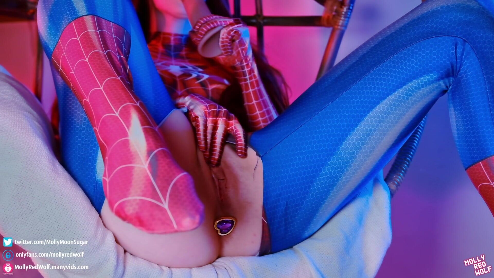MollyRedWolf 076 Sexy Mary Jane Fucks In Spiderman Costum - Amateur - Russian - Teen - milf - hardcore - blowjob - big tits - big ass - anal