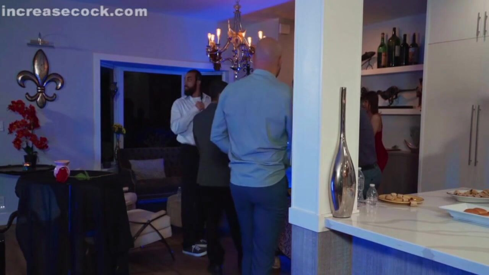 Party Crashing Pervs Going Commando! Lily Lou, James Angel And Nia Bleu - big ass - big tits - blowjob - sex - fuck