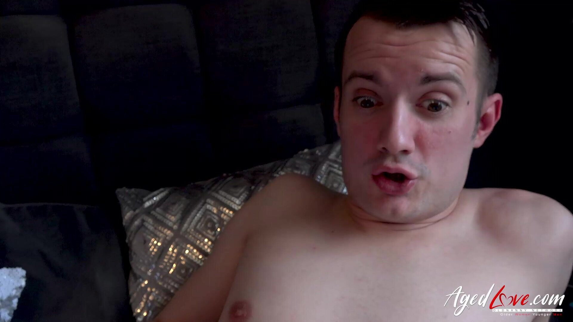 Sam has to pay the rent with cum from his huge dick - aged - love - agedlove - mature - bbw - chubby - fat - oldie - old - woman