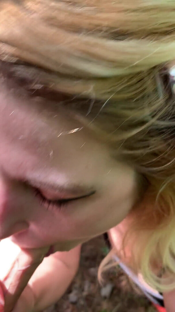 Sashagibson Hot And Horny In The Forest - amateur - blowjob - hd porn