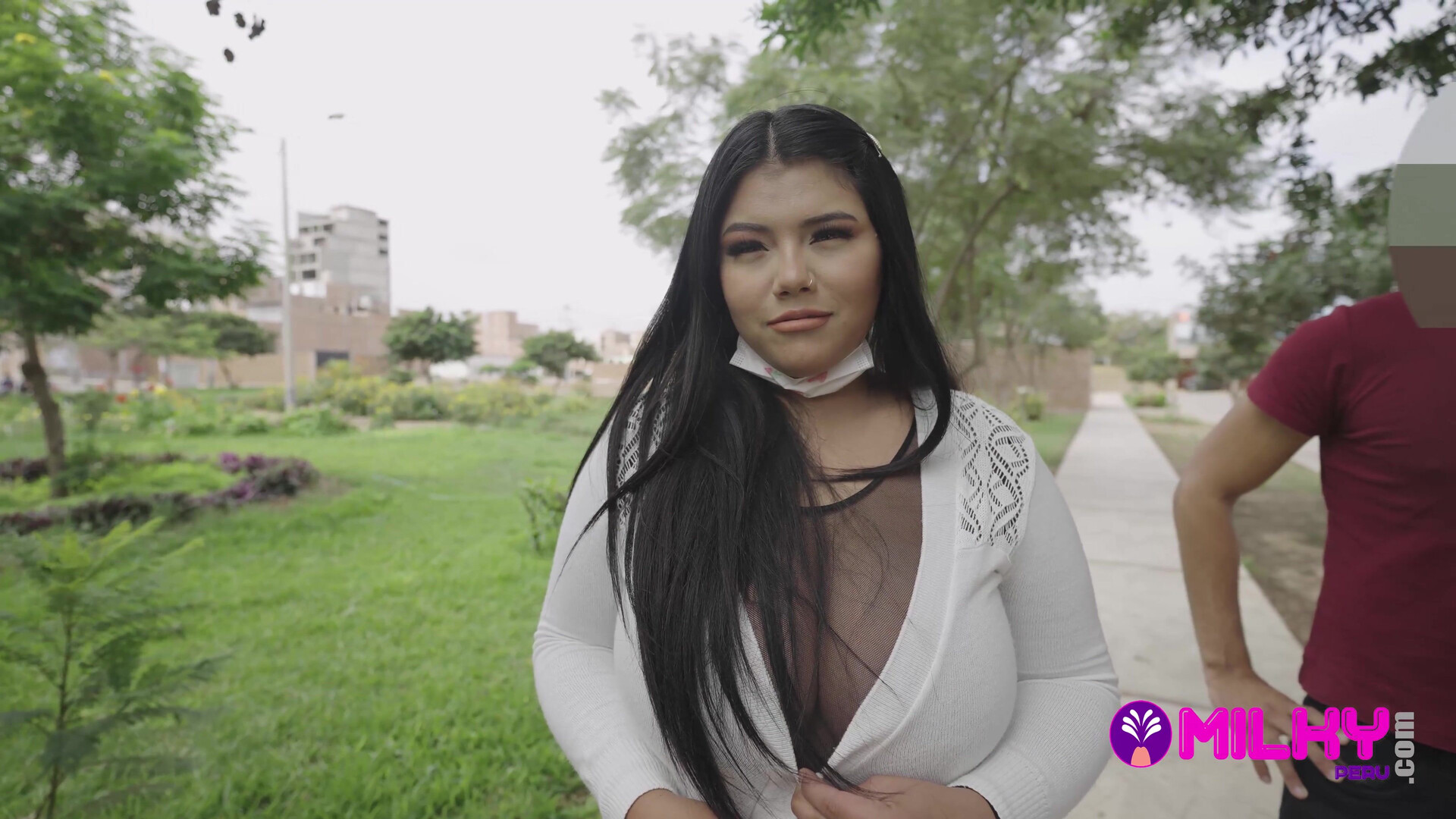 She Want Fuck a Stranger 4K - latina - babe - brunette - plump - bbw - big tits - big ass - casting - blowjob - doggy
