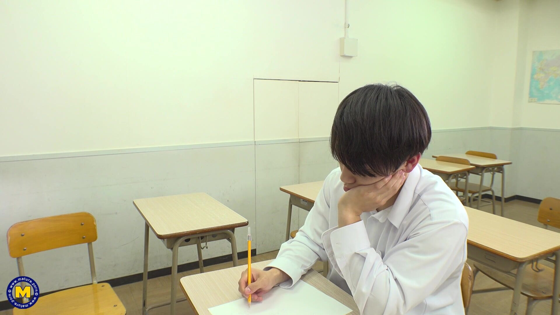 Shoko Chiba is a hot Japanese teacher that gets fucked by her student and getting a c - milf - blowjob - big ass