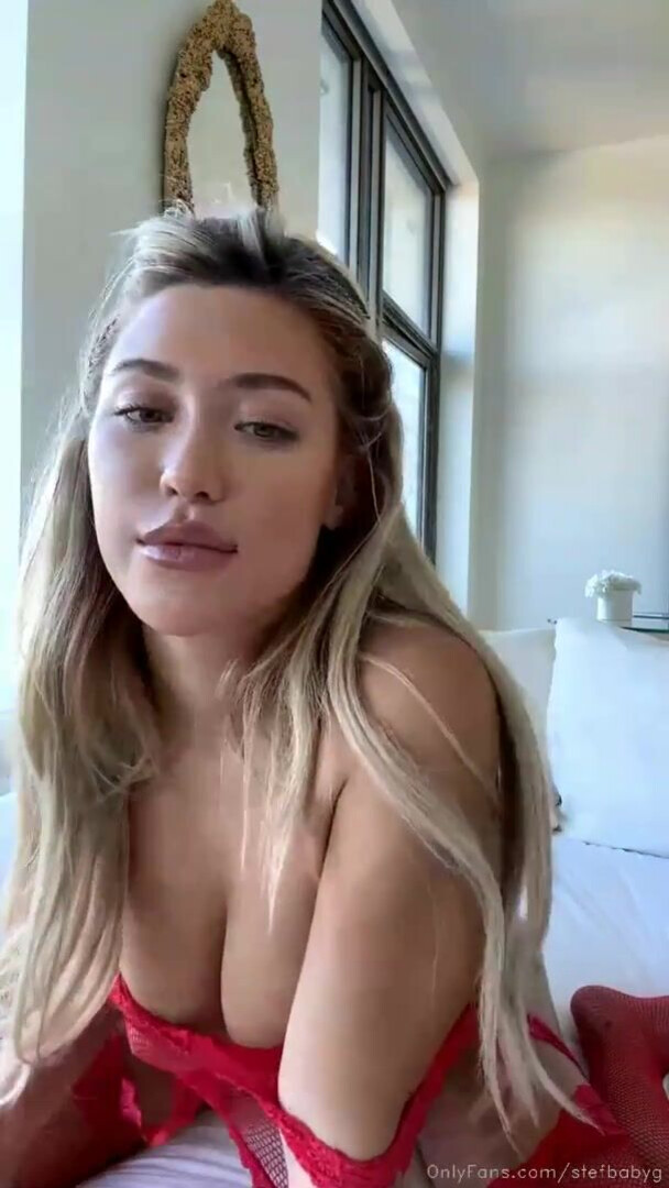 Stefanie Knight Stefbabyg Mesh Bikini Livestream - blonde