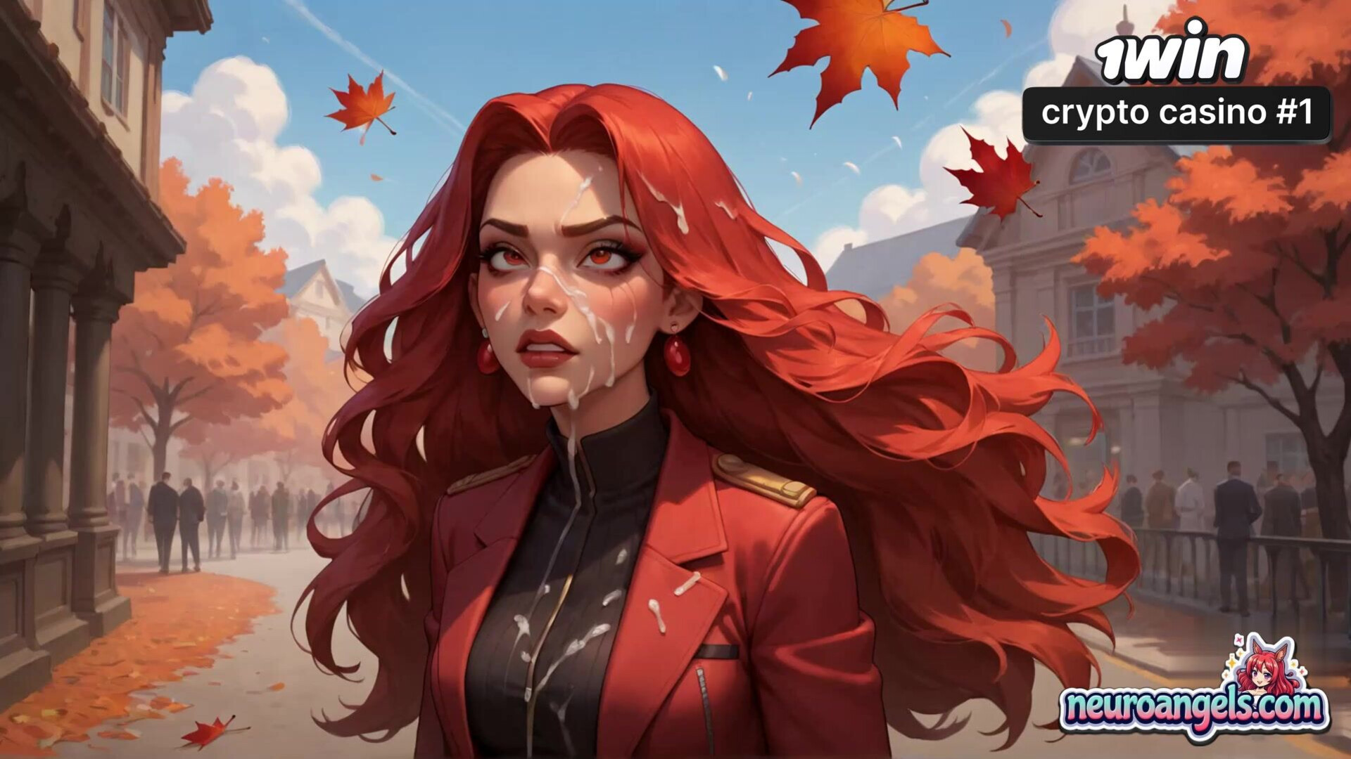 The red sundress unleashes a sexy autumn rush with numerous shots of cum and naughty - multiple - cum - romance - red - shots - hardcore - sensation - romantic - ai generated - autumn