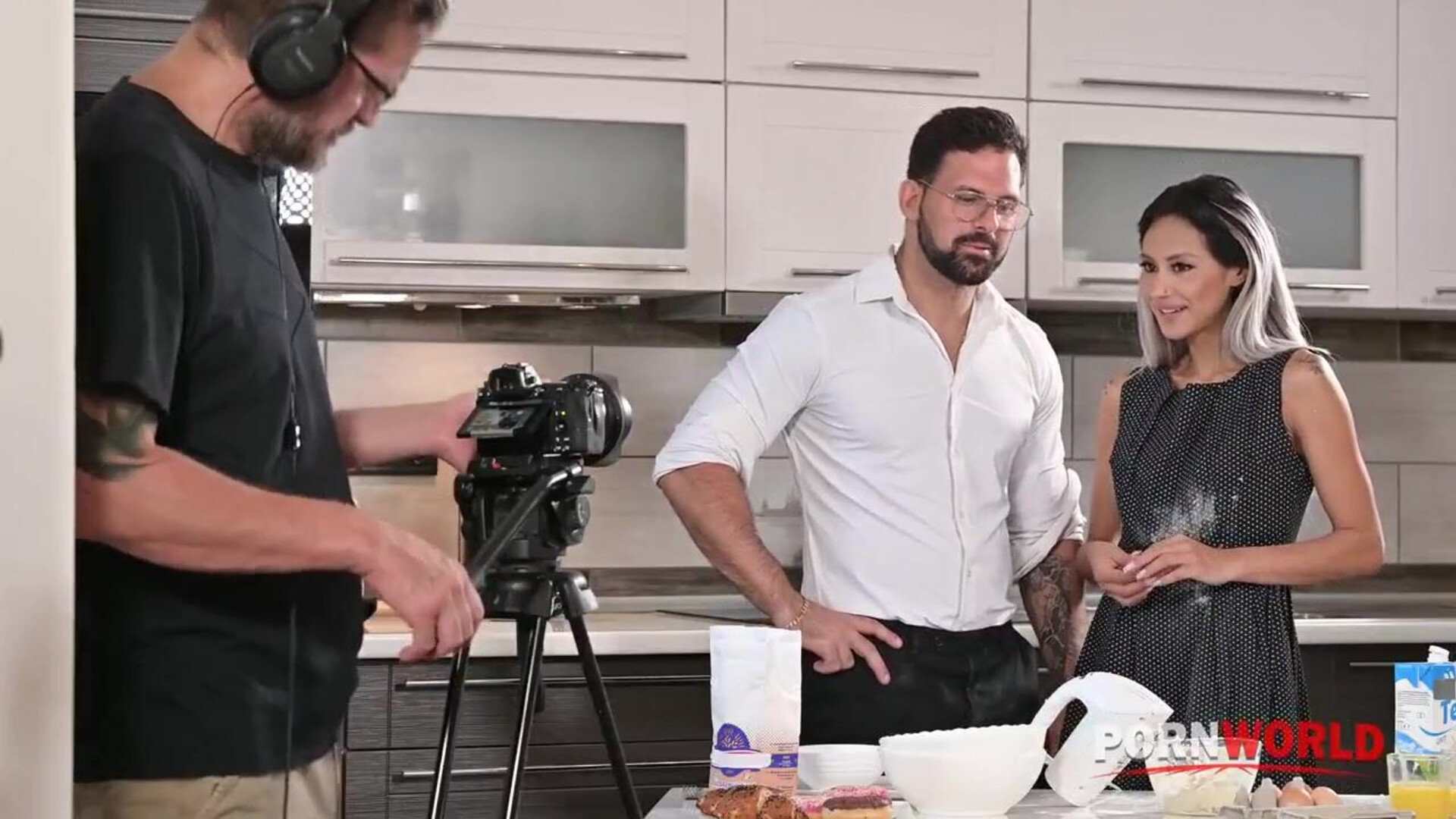 Veronica Leal Gorgeous TV Host Stops Filming To Enjoy A DP Threesome - veronicaleal - threesome - mmf - 2on1 - roleplay - anal - asstomouth - atm - a2m - dp