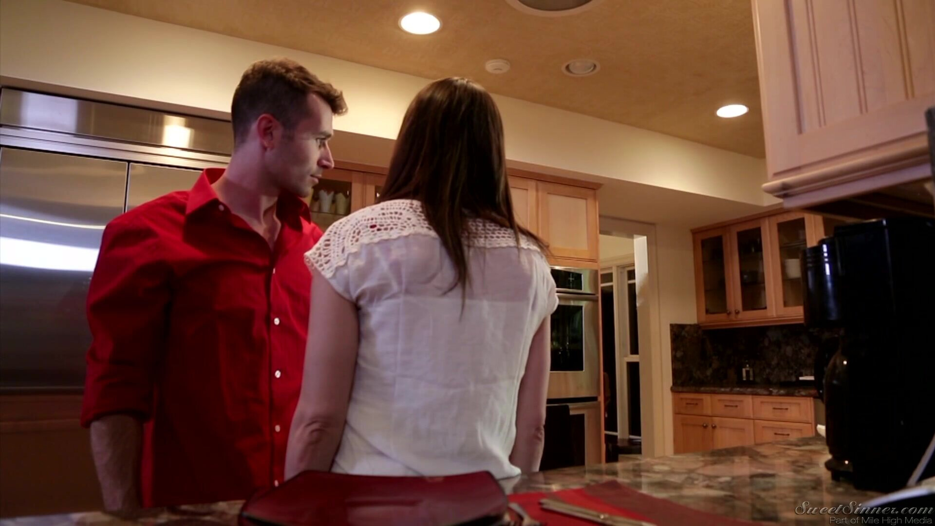 Young Stepmom - blowjob - brunette