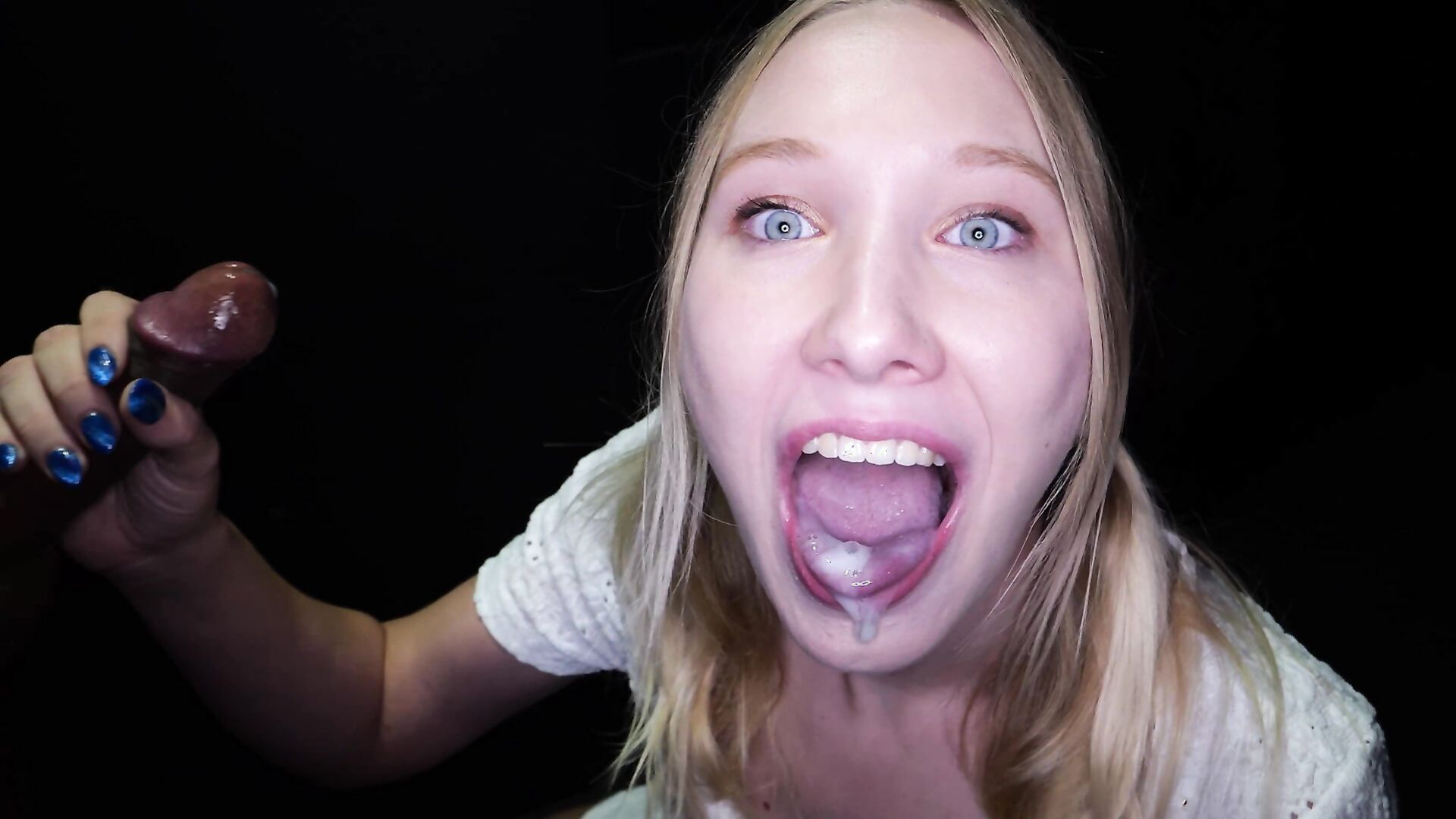 Mckenna Lynn First Gloryhole - GloryHoleSecrets - Gloryholesecrets - natural tits - big dick - interracial - deepthroat - blowjob - blonde - black - handjob - nylon