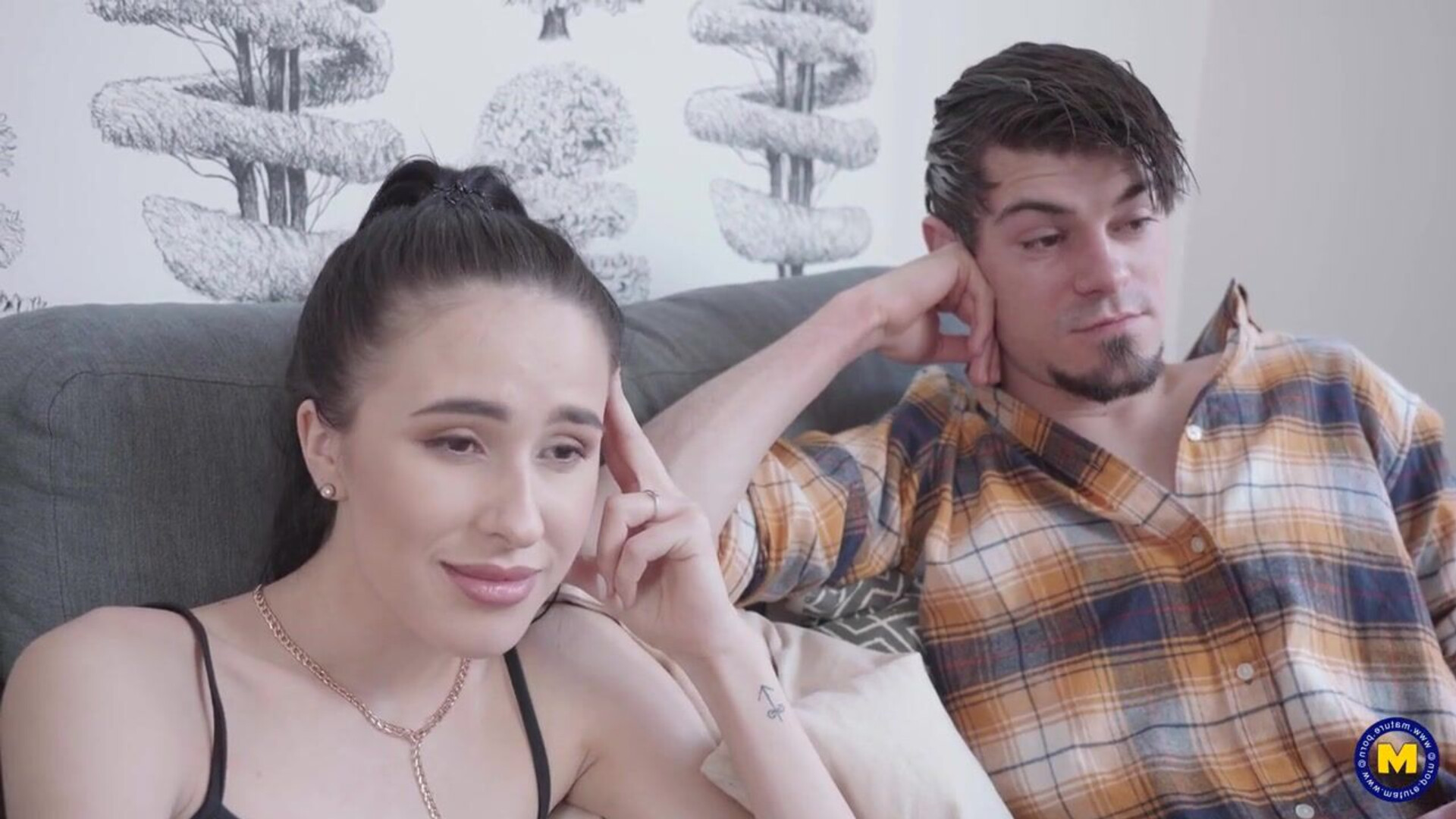 A pair of couples, one seasoned and one youthful in the lifestyle, engage in a four p - blowjob - hardcore - teen (18+) - redhead - milf - old & young - swingers - cute - riding - foursome