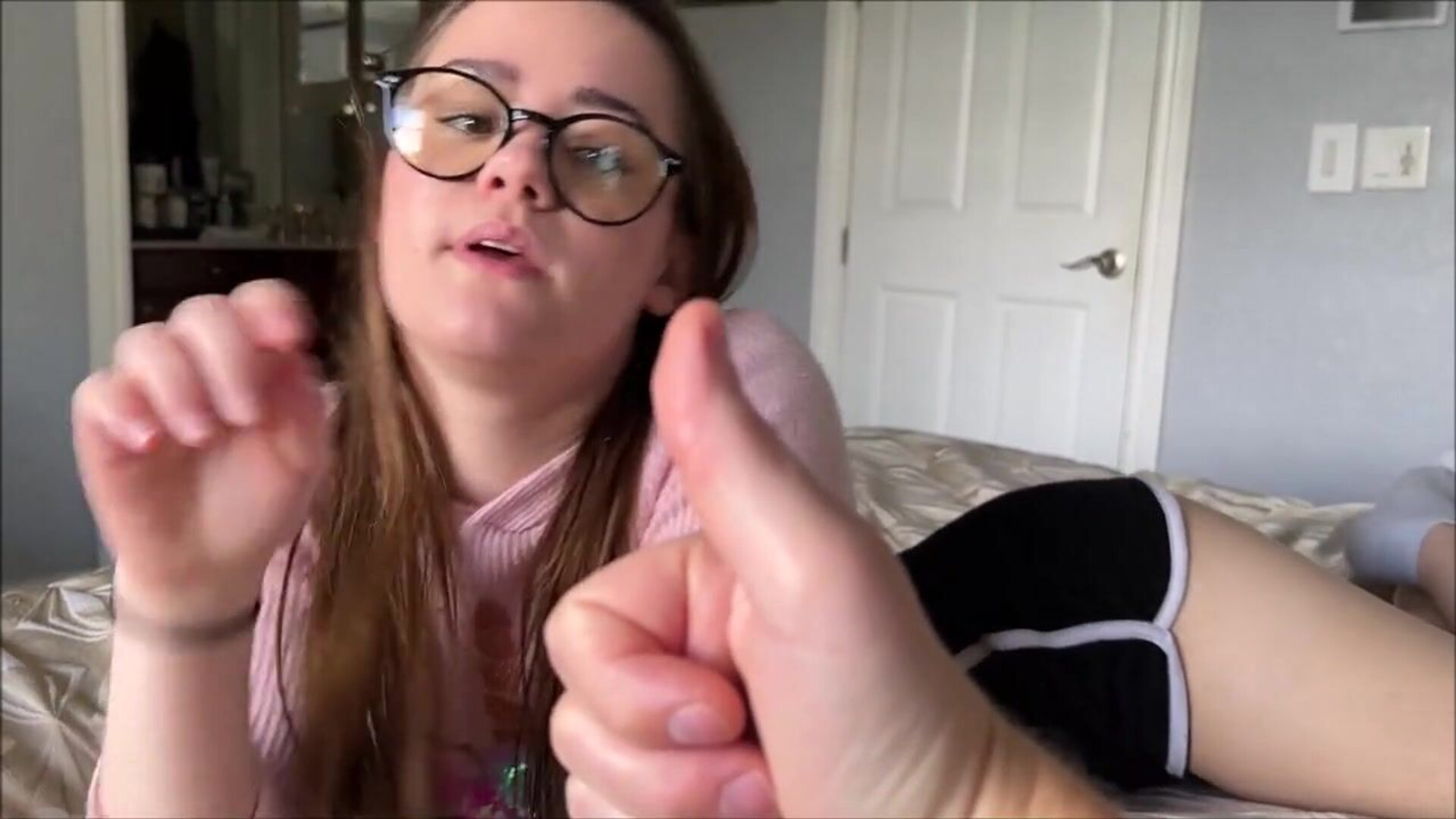 A studious young stepsibling discovers an unexpected ability to ejaculate fluid – fea - amateur - blowjob - brunette - teen (18+) - pov - doggy style - cum in mouth - american - missionary - petite