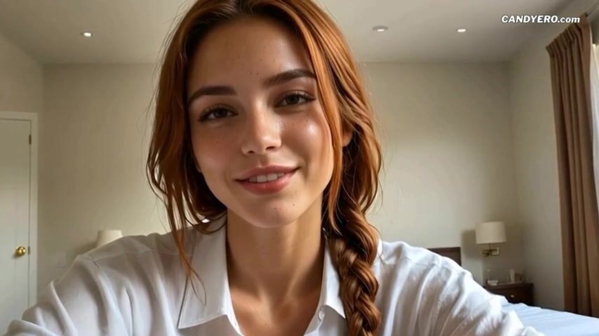 Ai generated ginger beauty cumslut - ai - cartoon - cumslut - cumshots - realistic - beauty