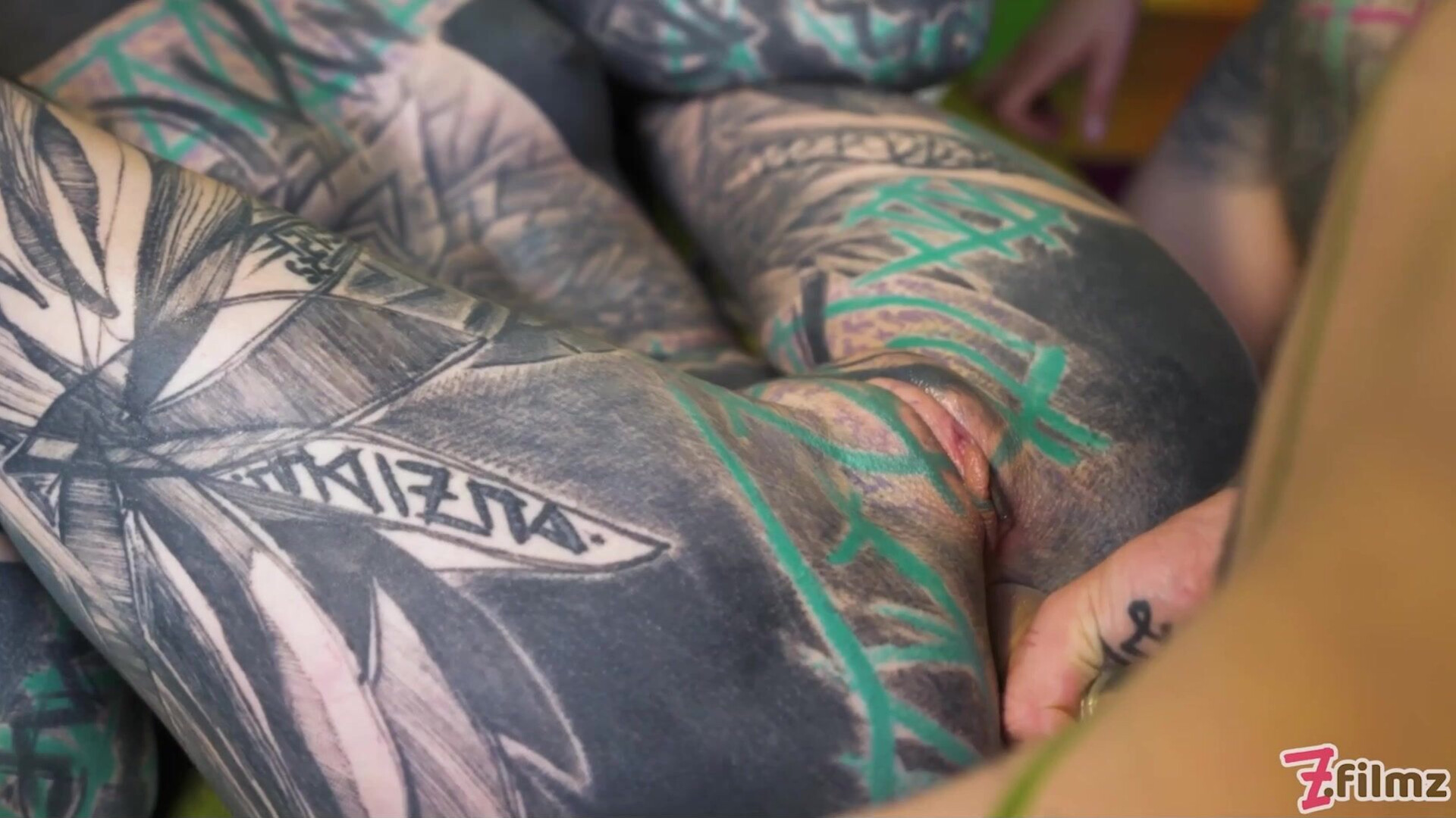 Alternative girls in an anal threesome with a big dick - zfilmz - tattoos - tattooed - threesome - anal - blowjob - ass to mouth - fingering - pussy licking - toy