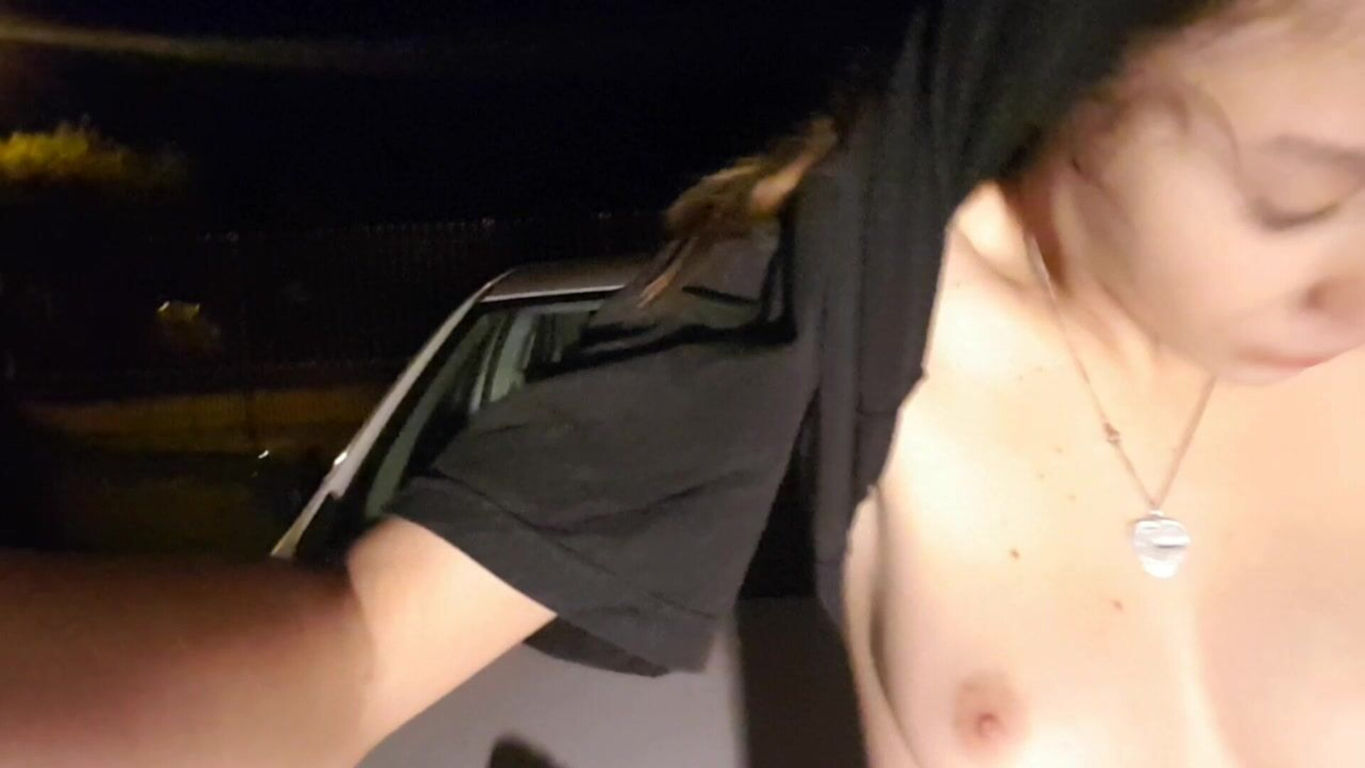 Andreza Sweet Teen Cum With Monster Cock In Front Of House - amateur - solo - teen