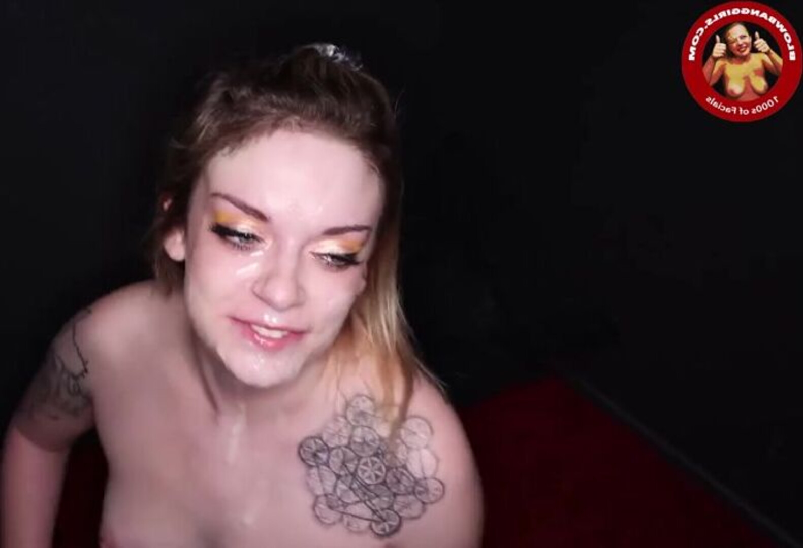 Aura Moon blowbang - cocksucking - asslicking - deepthroat - bwc - blowbang
