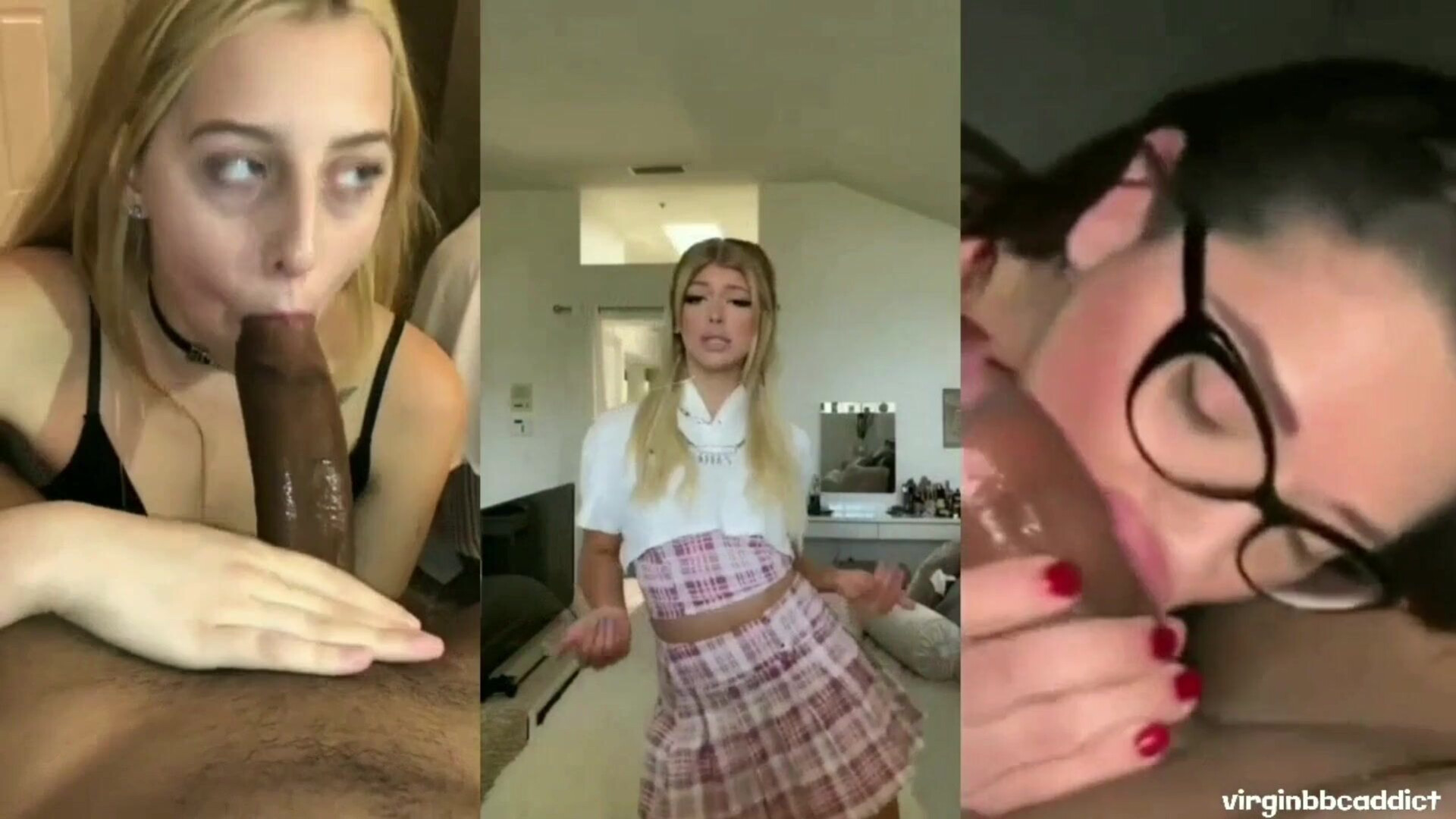 BBC PMV SPLIT SCREEN COMPILATION - tiktok - teen - interracial - babe - goon - bbc - blowjob - pawg - snowbunny - compilation