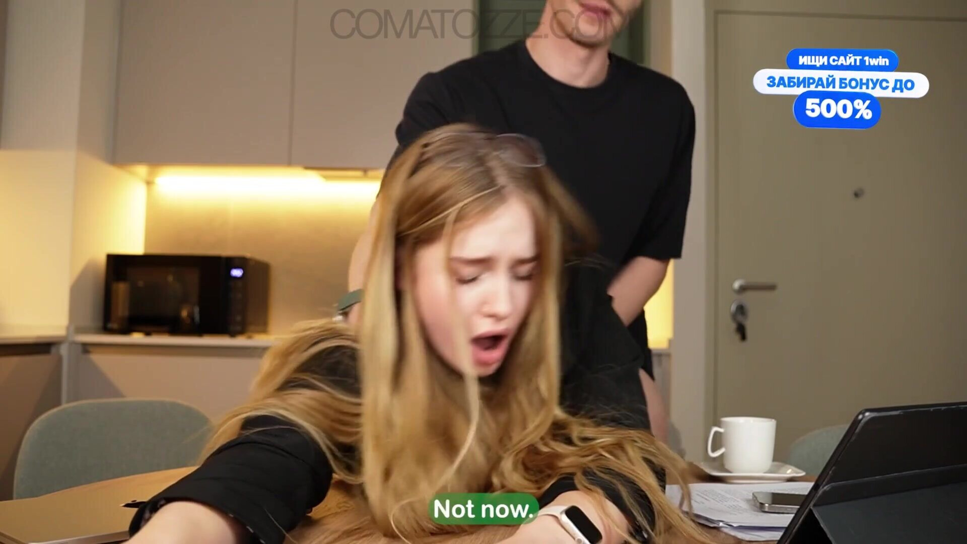 Busty secretary failed at her job - babe - big ass - busty - big tits - blonde