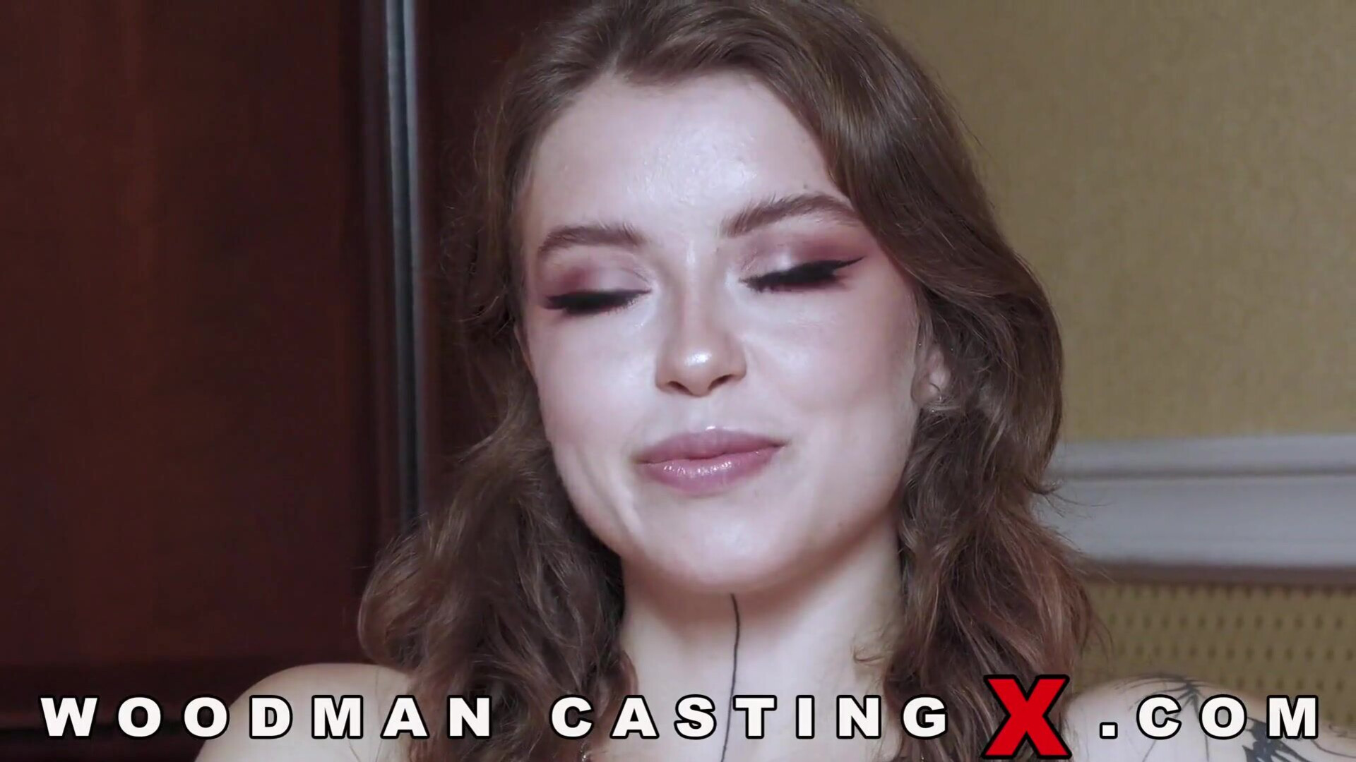 Eden Ivy Woodman Casting - deepthroat - double penetration. casting