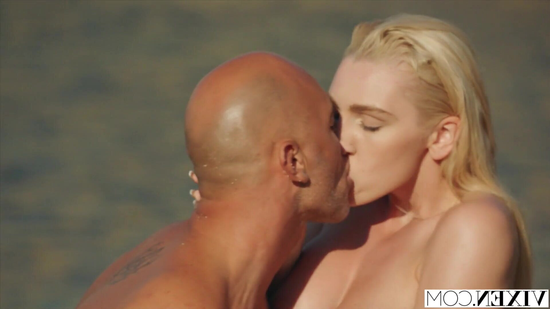 Kendra Sunderland's fervent coitus on a shore destination - beach - pornstar - deep throat - outdoor - big cock - passionate - romantic - cum on tits - sex - boyfriend