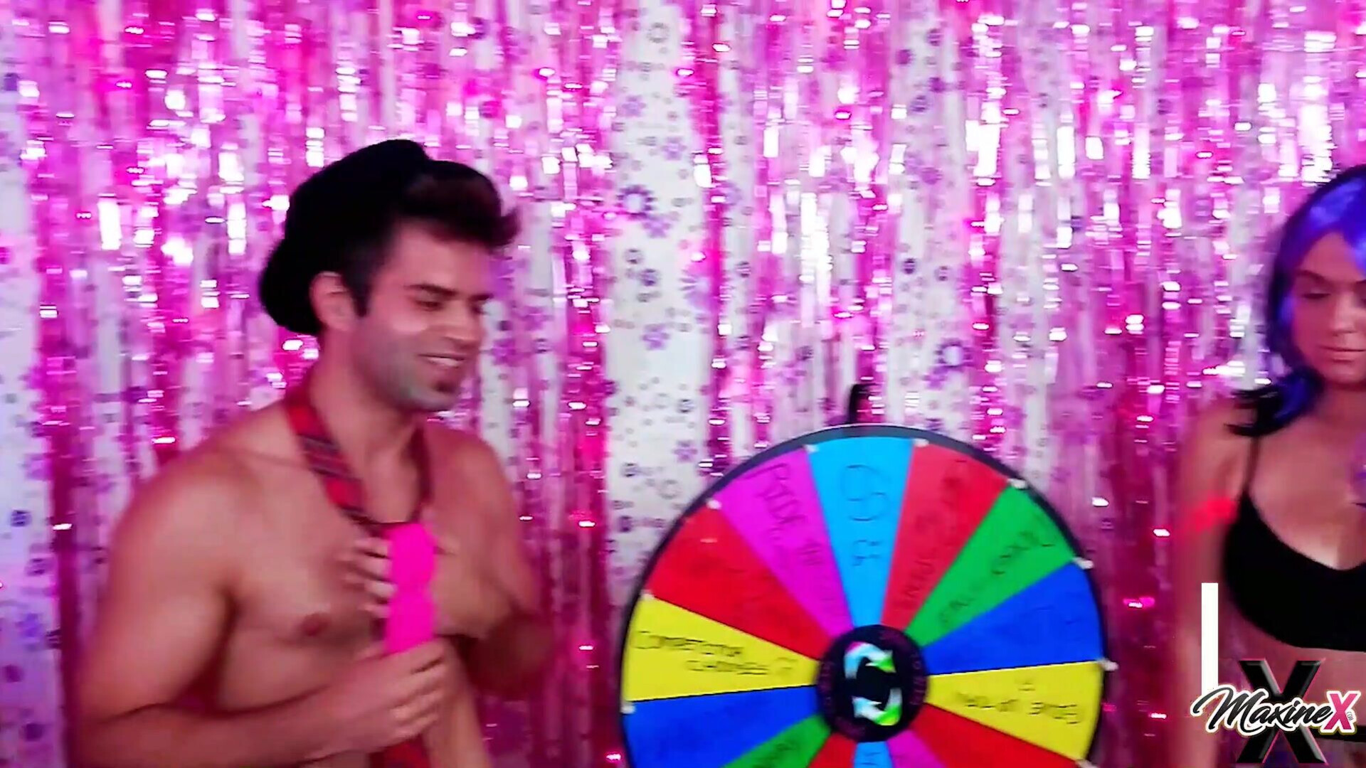 MaxineX Spin To Win Game - big tits - big ass - hardcore