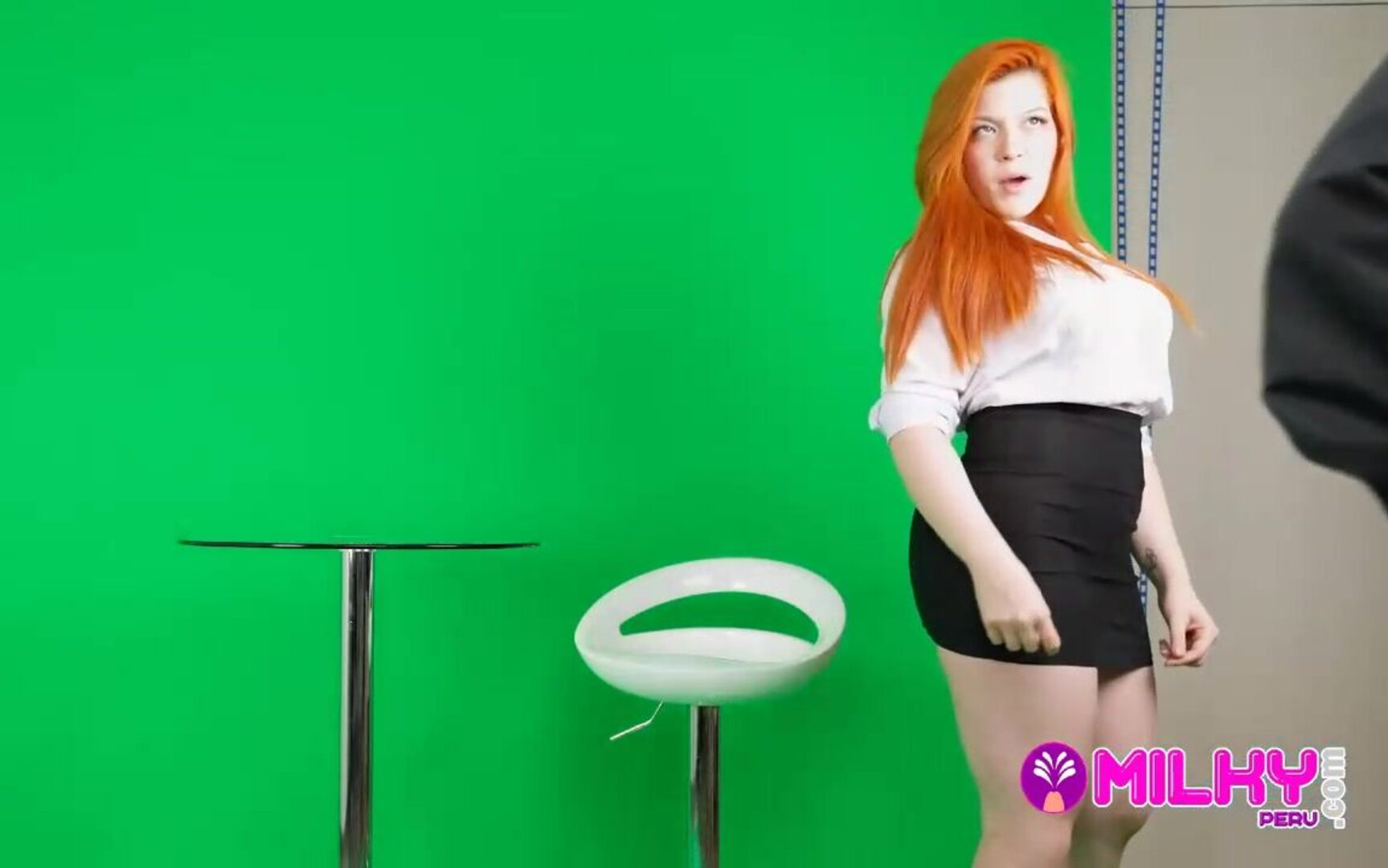MilkyPeru – Greta Casting De TV Con Corrida En La Concha - latin - spanish - blowjob