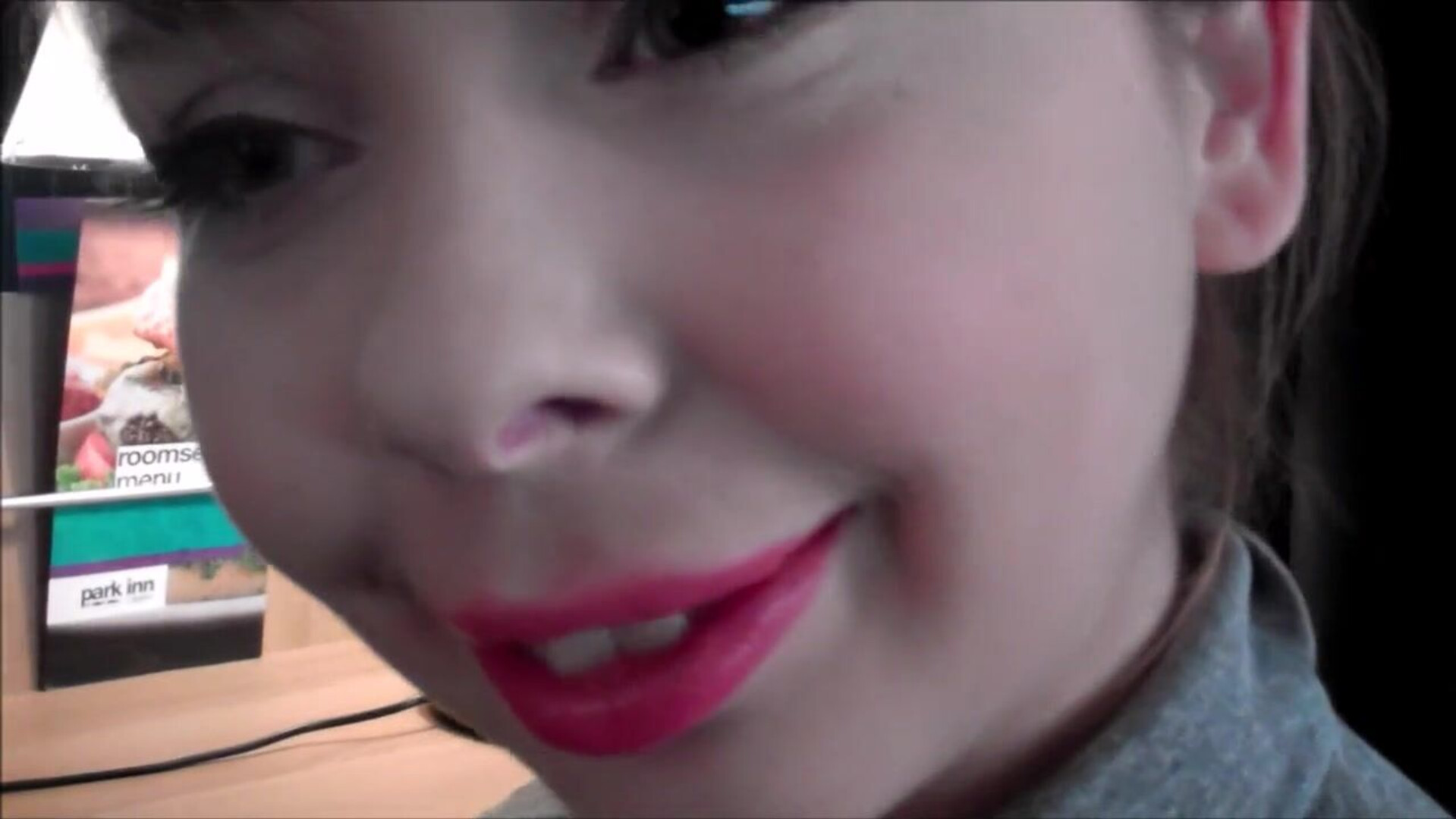 Miss Cherry POV BJ - pretty face - big tits - swallow