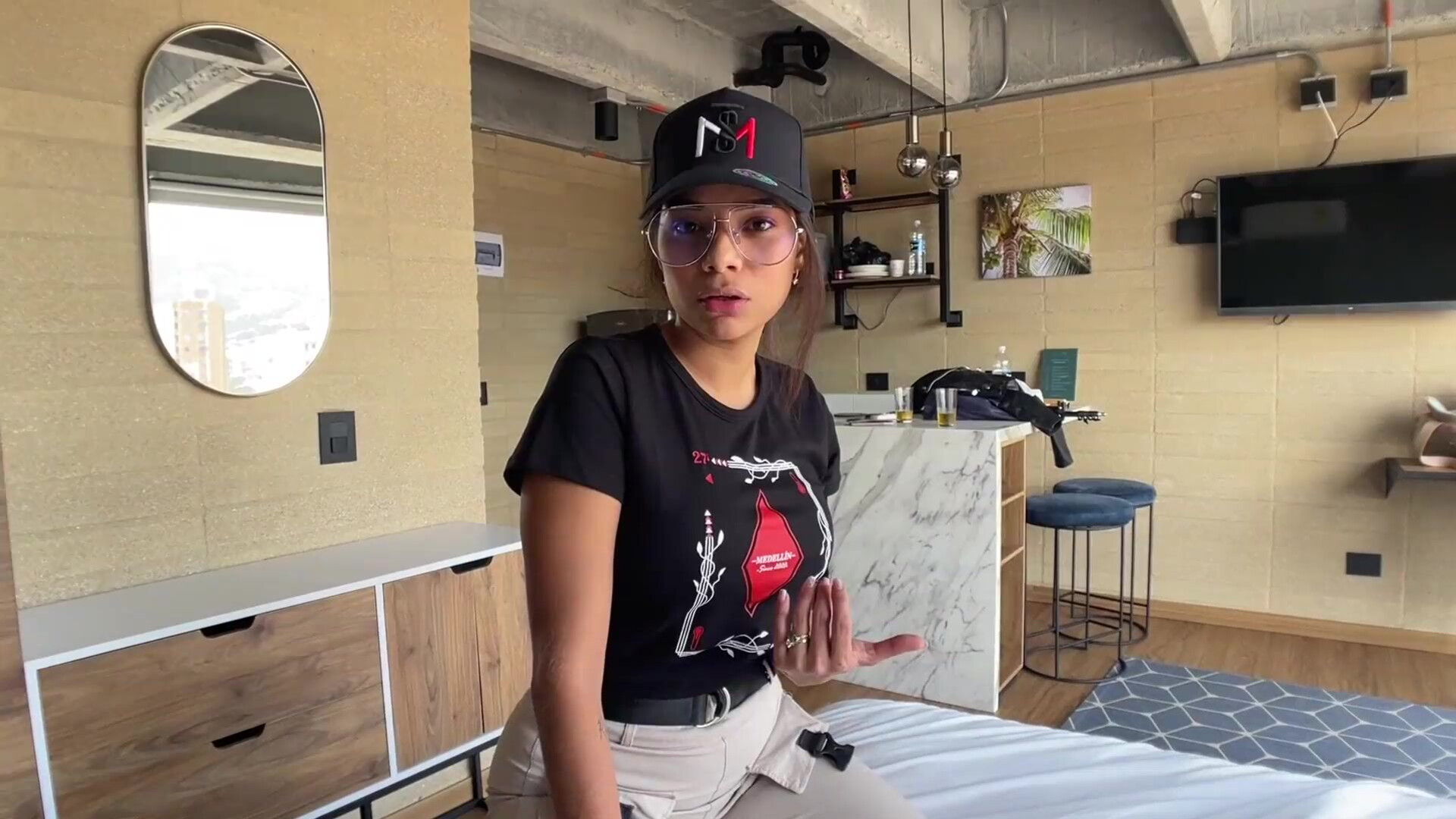Primer casting colombiano - teen - latina - blowjob - doggystyle - big tits