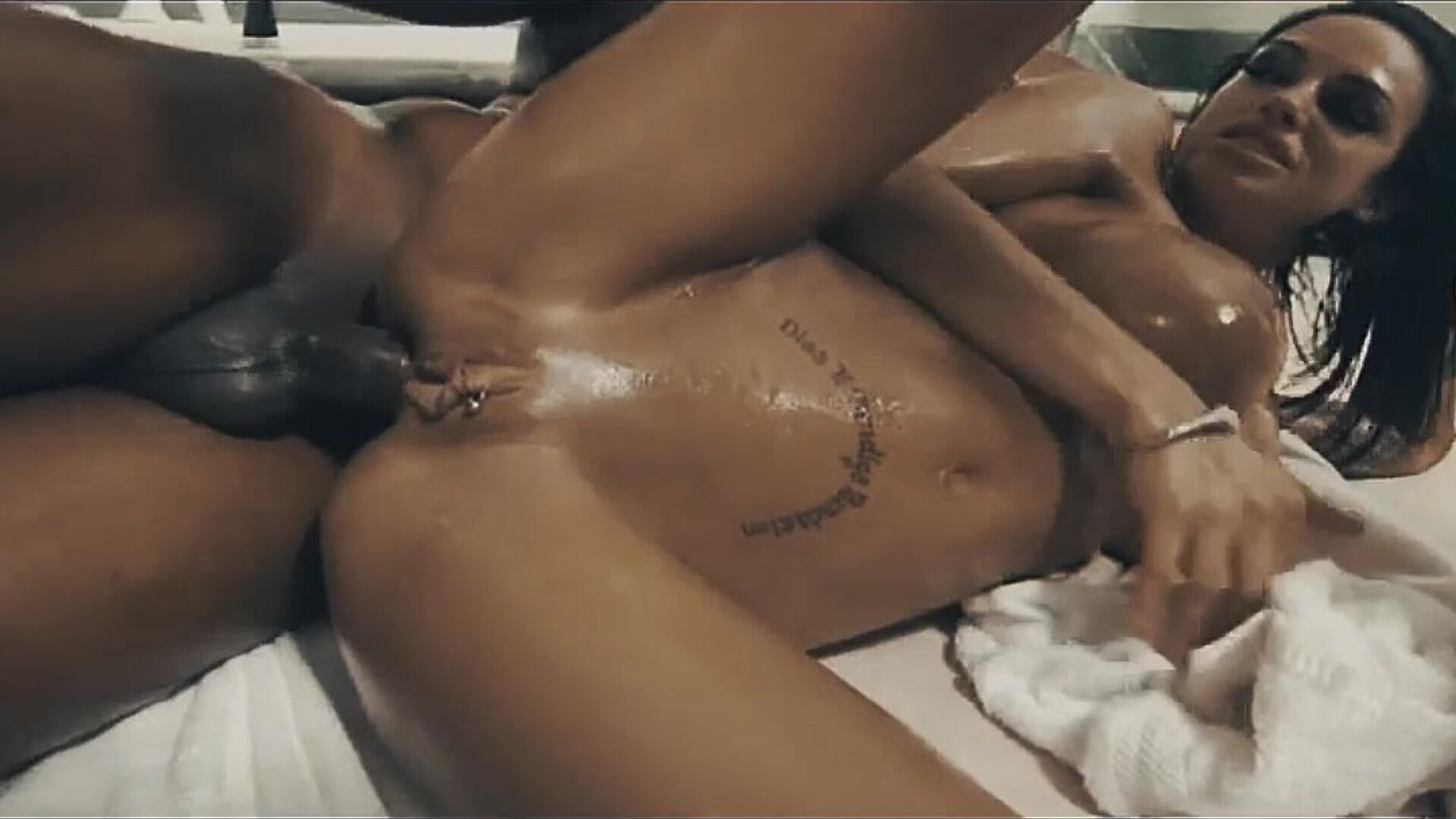 Two hot chicks Angelina Valentine & Maxine X in wet hardcore with BBC - interracial - skinny - bbc - black
