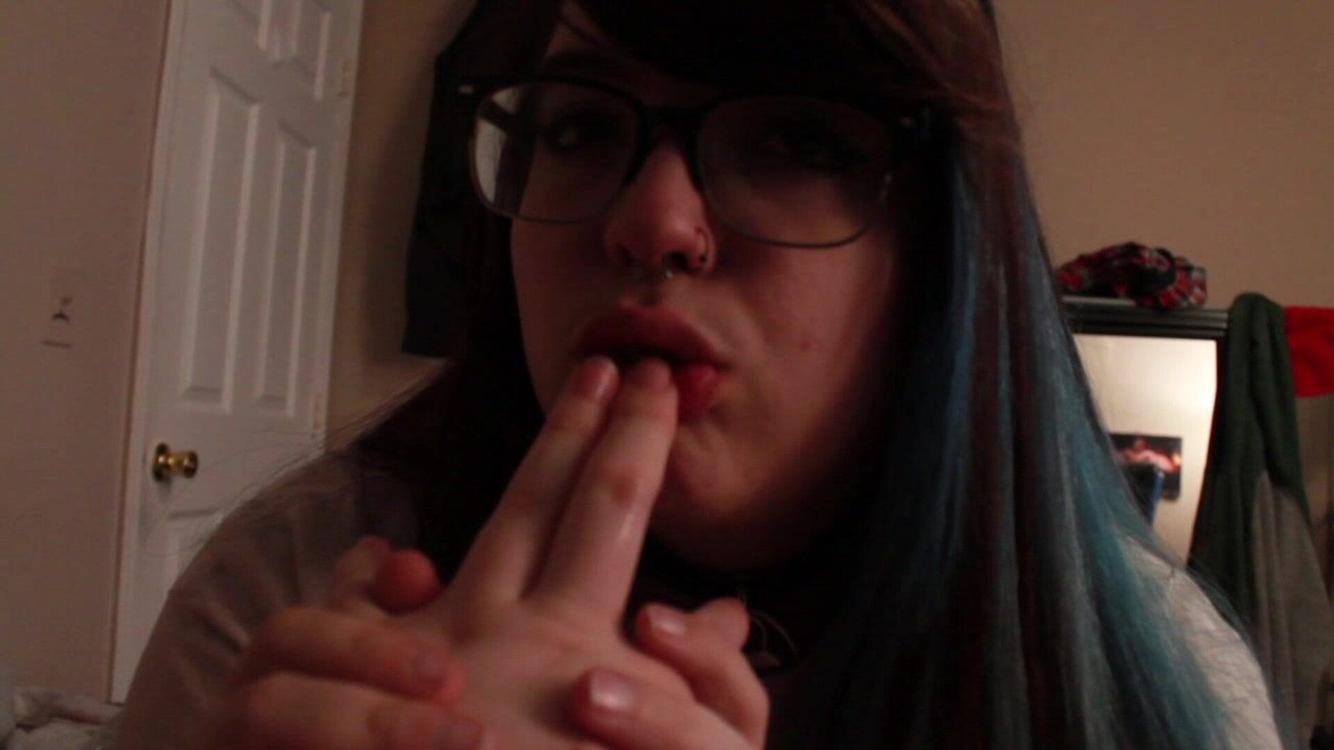 Virghoe Blowjob Spider Gag Hitachi Cum - bbw - blowjob - amateur