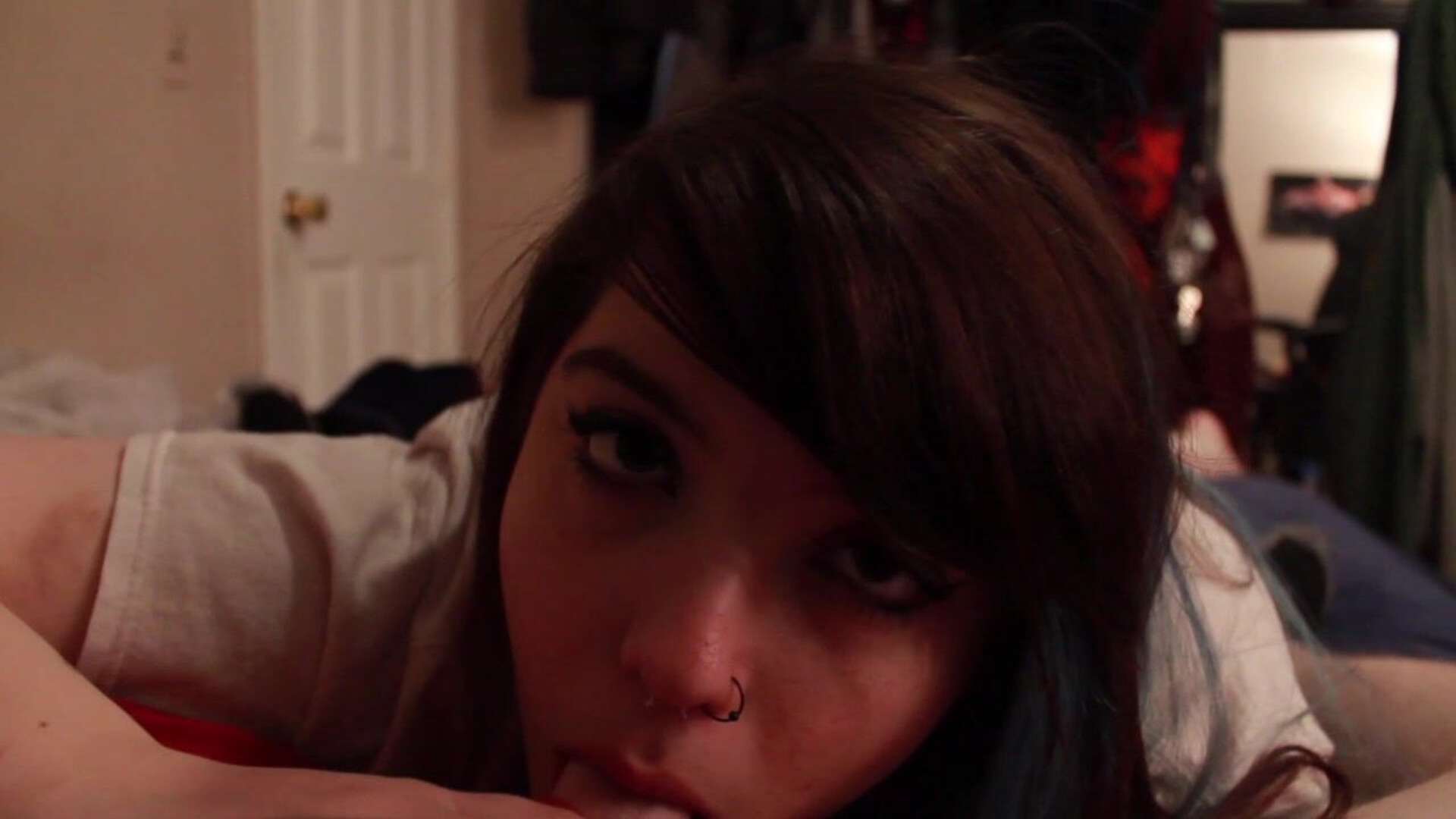 Virghoe Blowjob Spider Gag Hitachi Cum - bbw - blowjob - amateur