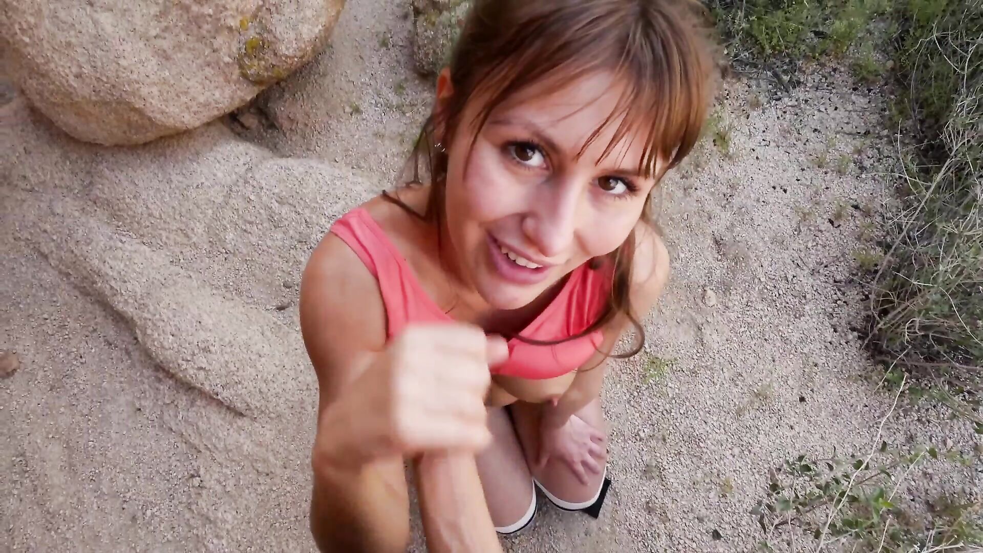 PaigeOwensXXX - Public Sex on the Hiking Trail - ManyVids - public - teen - natural tits - brunette