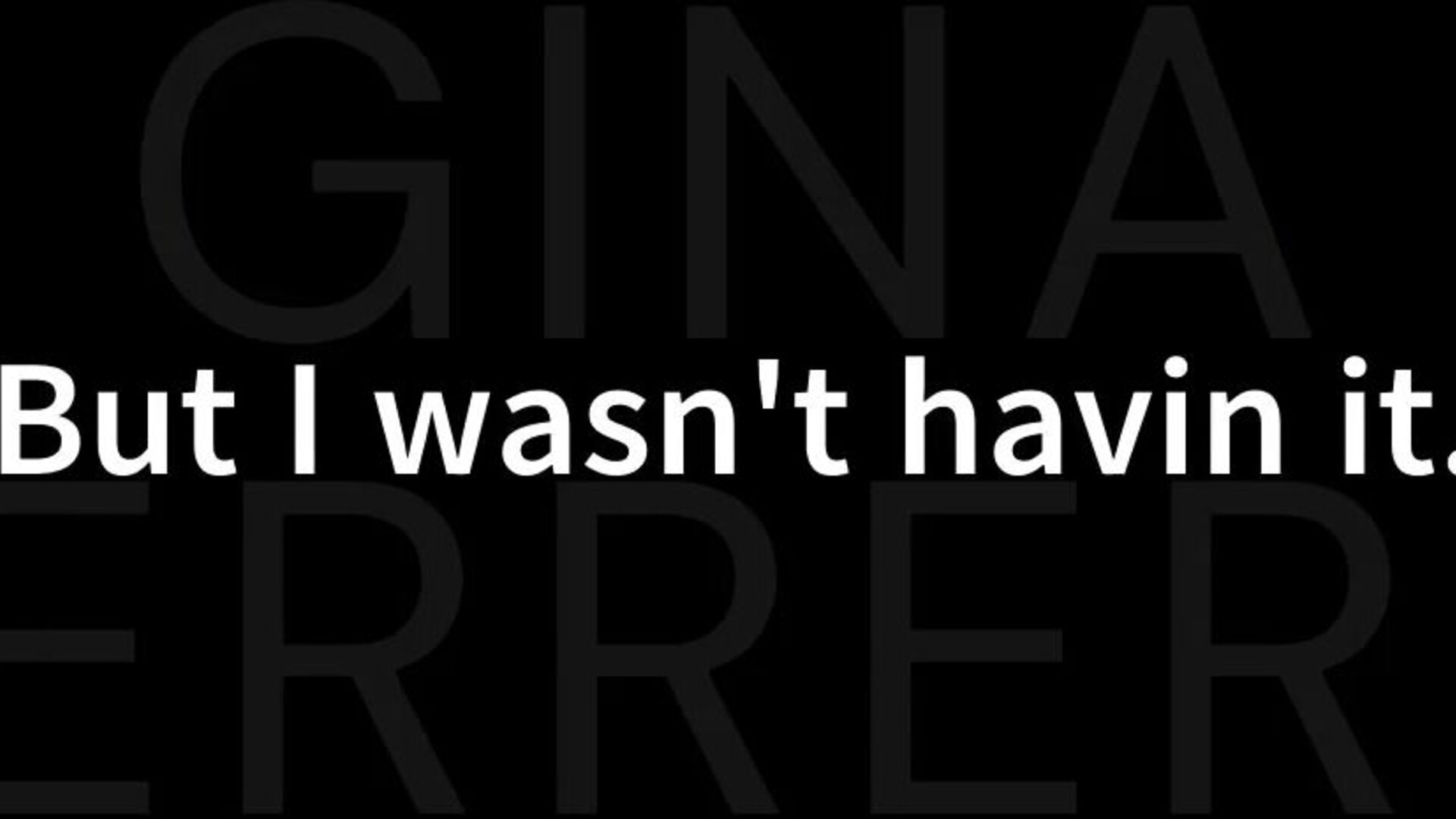 Gina Ferrero Semen retention - slim - ebony