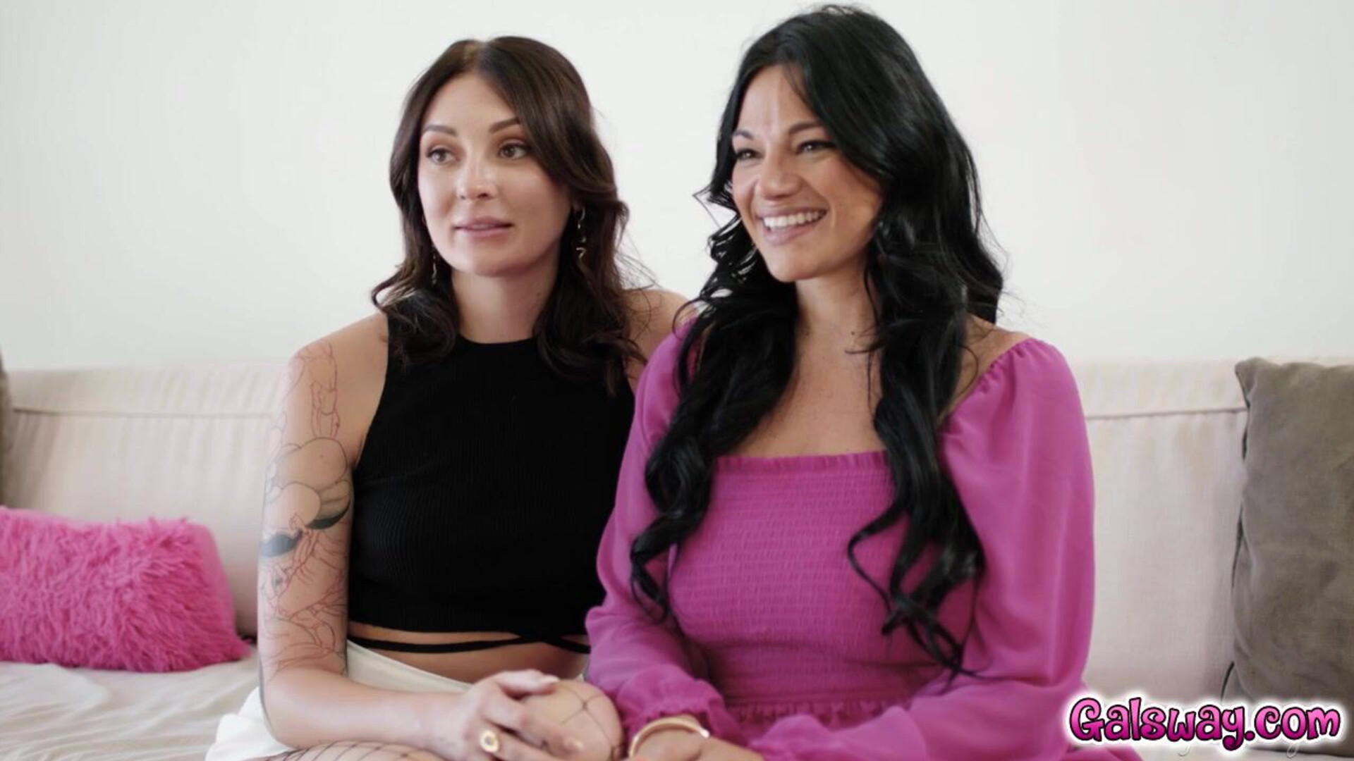 Lesbian couple fucked lesbian recruiters - girlsway - brunette - big tits - natural tits - fingering - petite - hairy - facesitting - interracial - lesbian