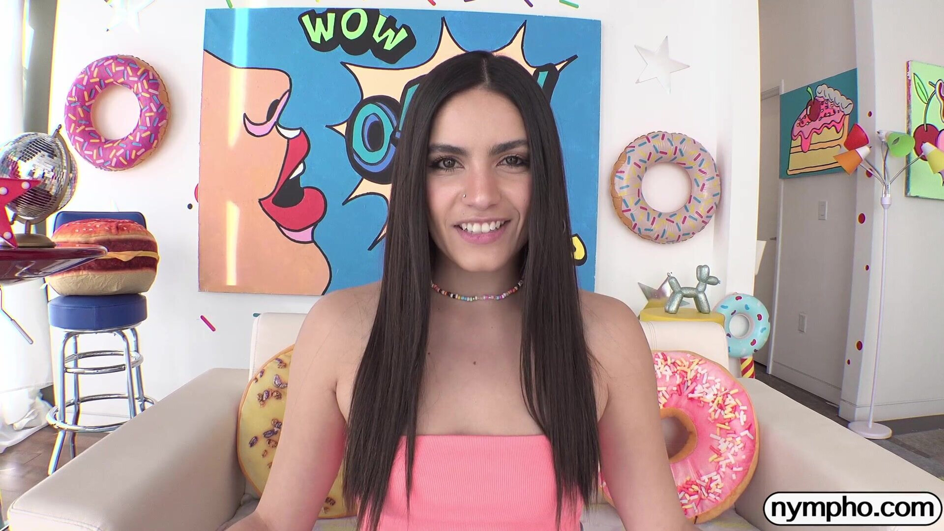 NYMPHO Isa Bella is ready - nympho - hardcore - cumshot - cum on pussy - latina - brunette - small tits - big dick - doggystyle - cowgirl